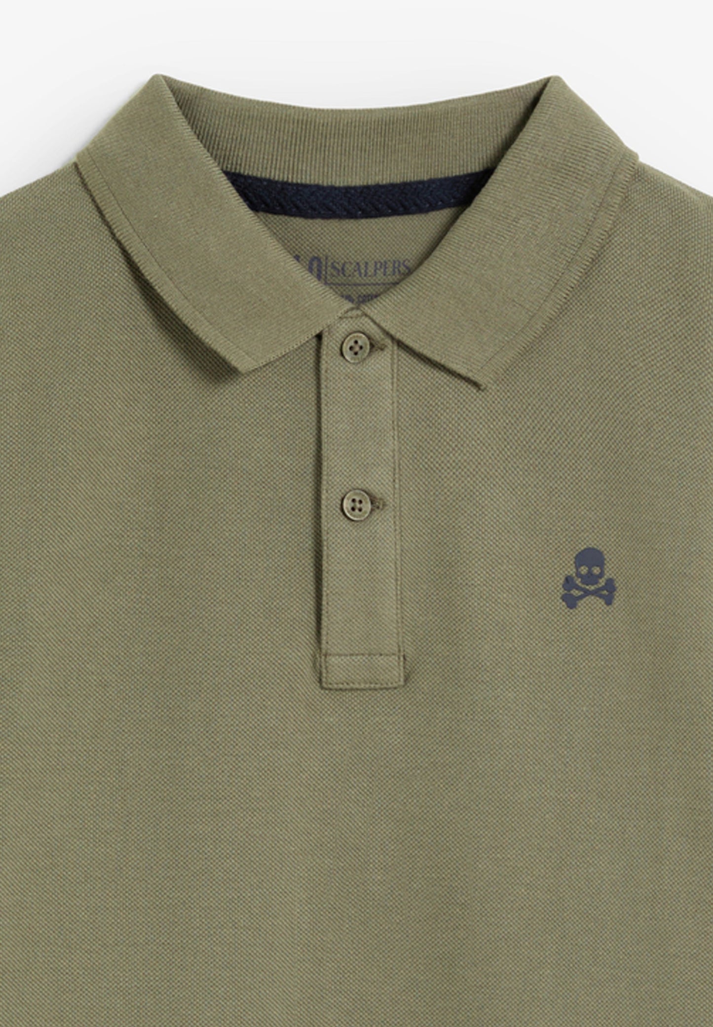 CAMISA POLO BÁSICA COM SKULL