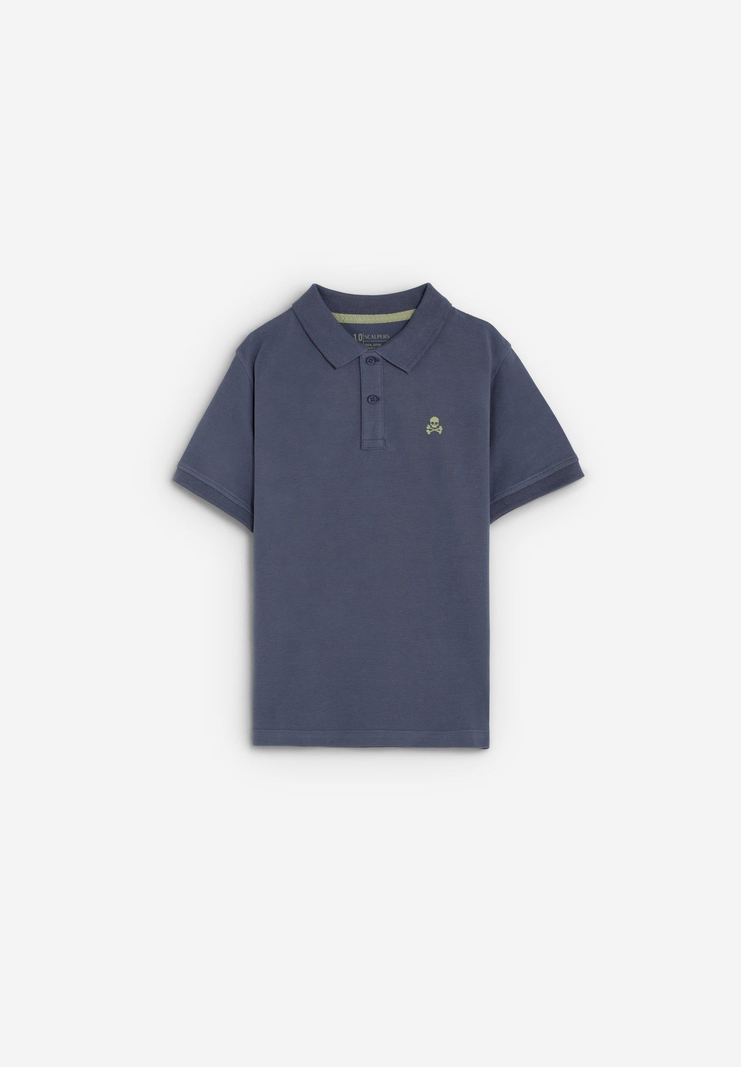 CAMISA POLO BÁSICA COM SKULL