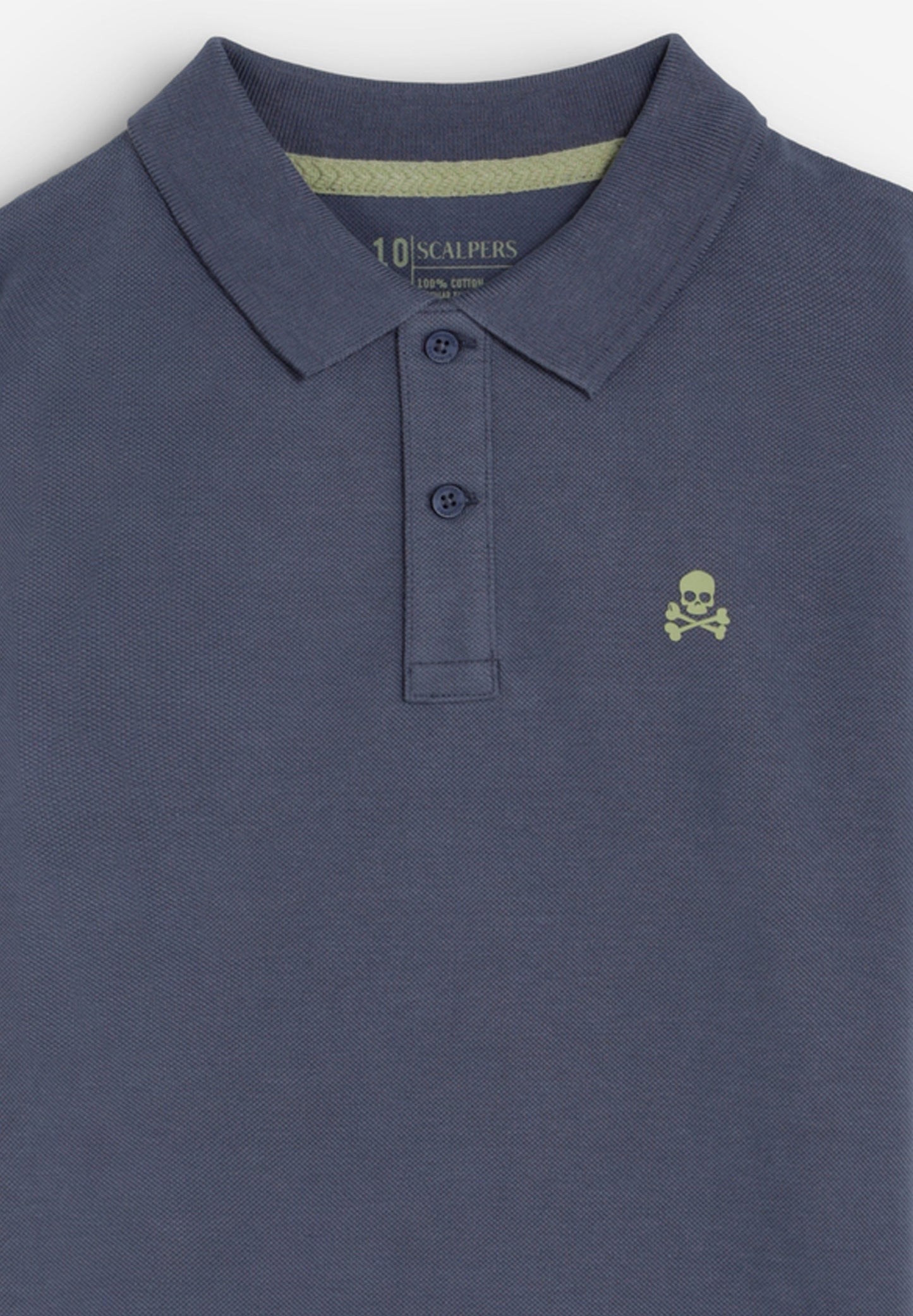 CAMISA POLO BÁSICA COM SKULL