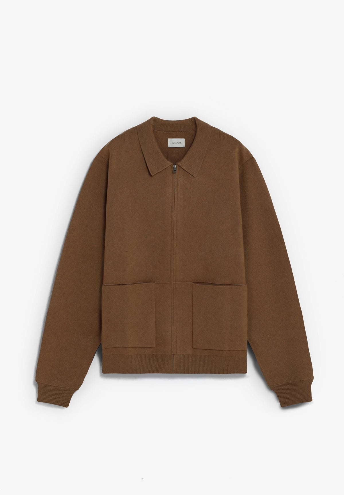 CARDIGAN COM FECHO DE CORRER E BOLSOS