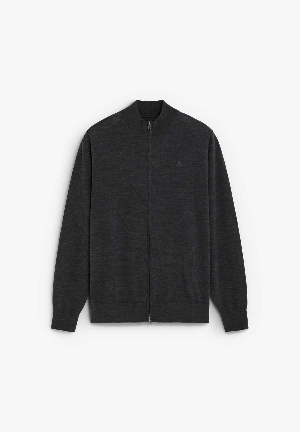 CARDIGAN COM FECHO DE CORRER EM LÃ