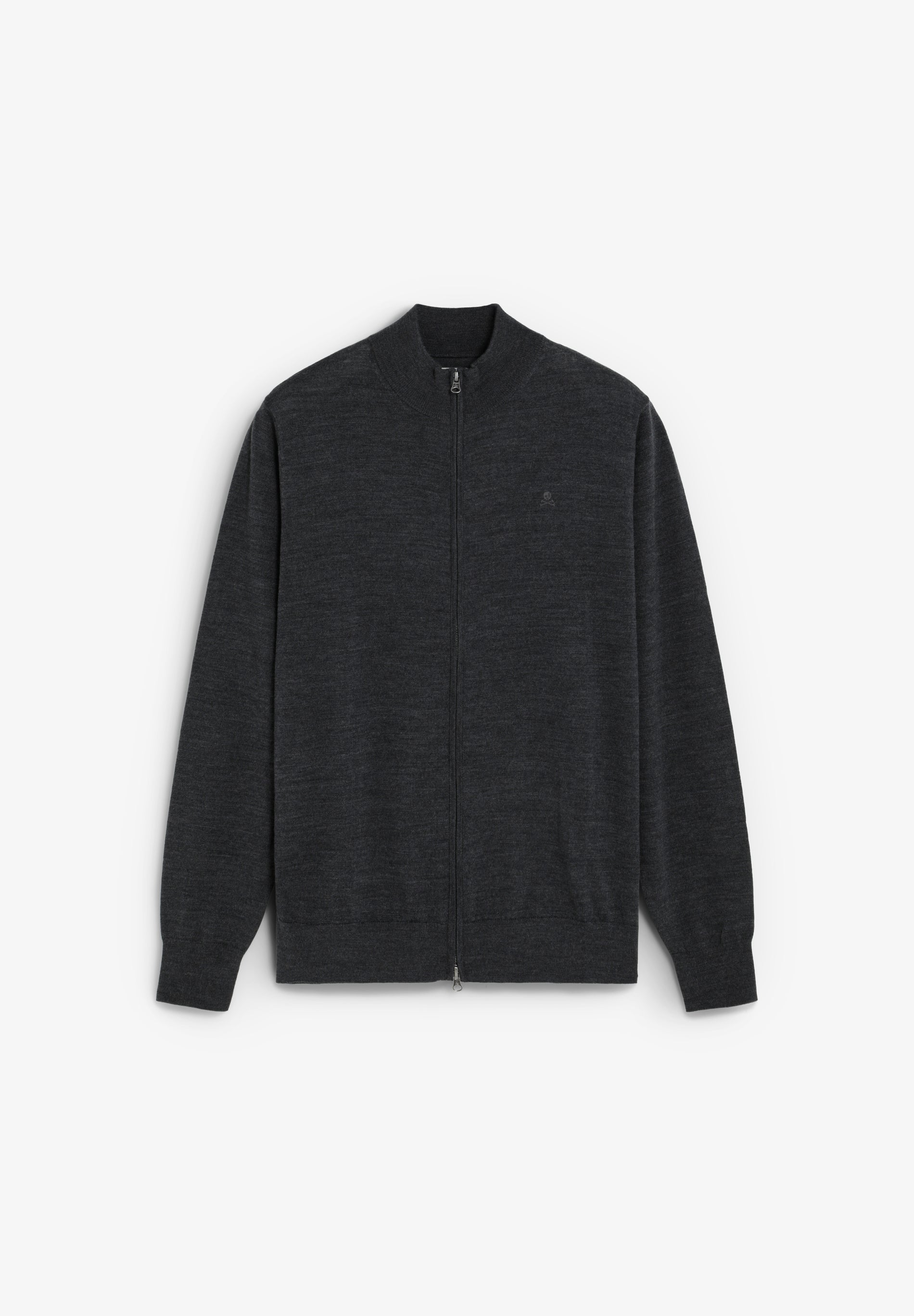 CARDIGAN COM FECHO DE CORRER EM LÃ