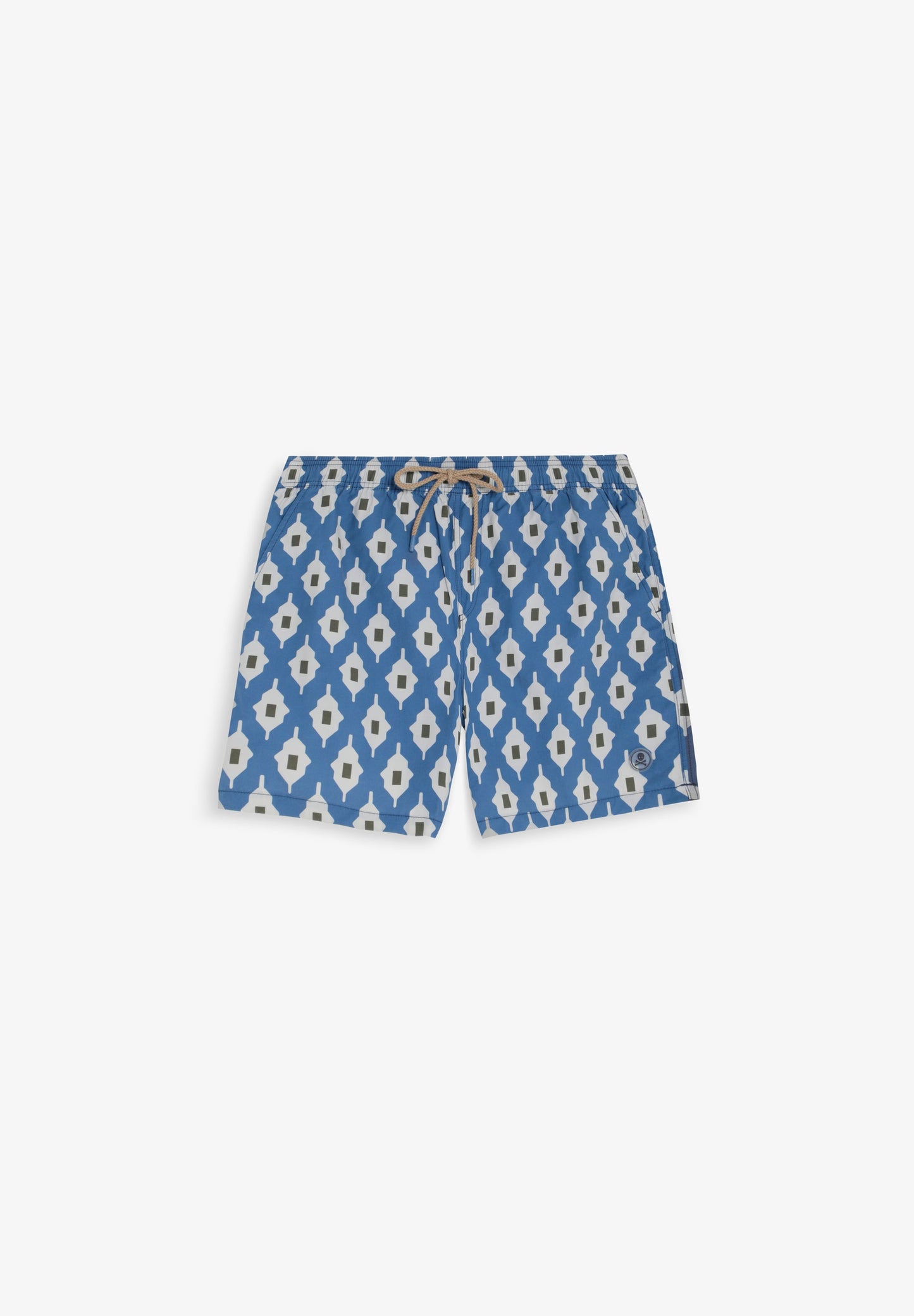 FATO DE BANHO COM ESTAMPADO GEOMÉTRICO