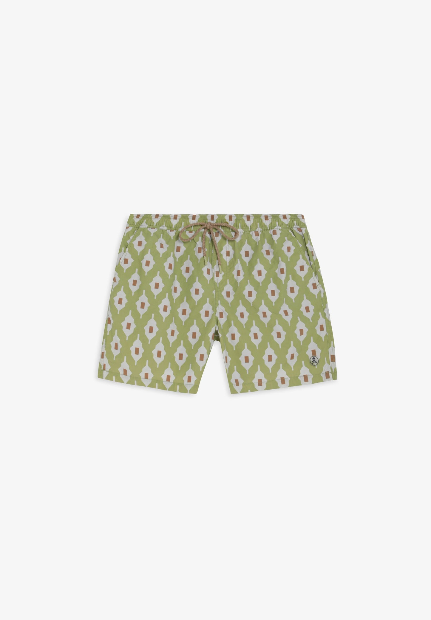 FATO DE BANHO COM ESTAMPADO GEOMÉTRICO