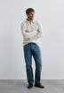 SWEATSHIRT COLARINHO DE POLO