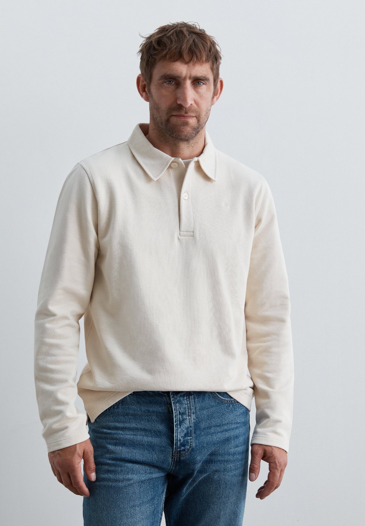 SWEATSHIRT COLARINHO DE POLO