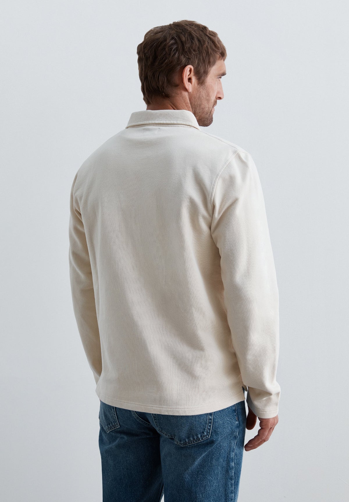 SWEATSHIRT COLARINHO DE POLO