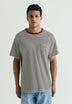 T-SHIRT ÀS RISCAS COM BOLSO