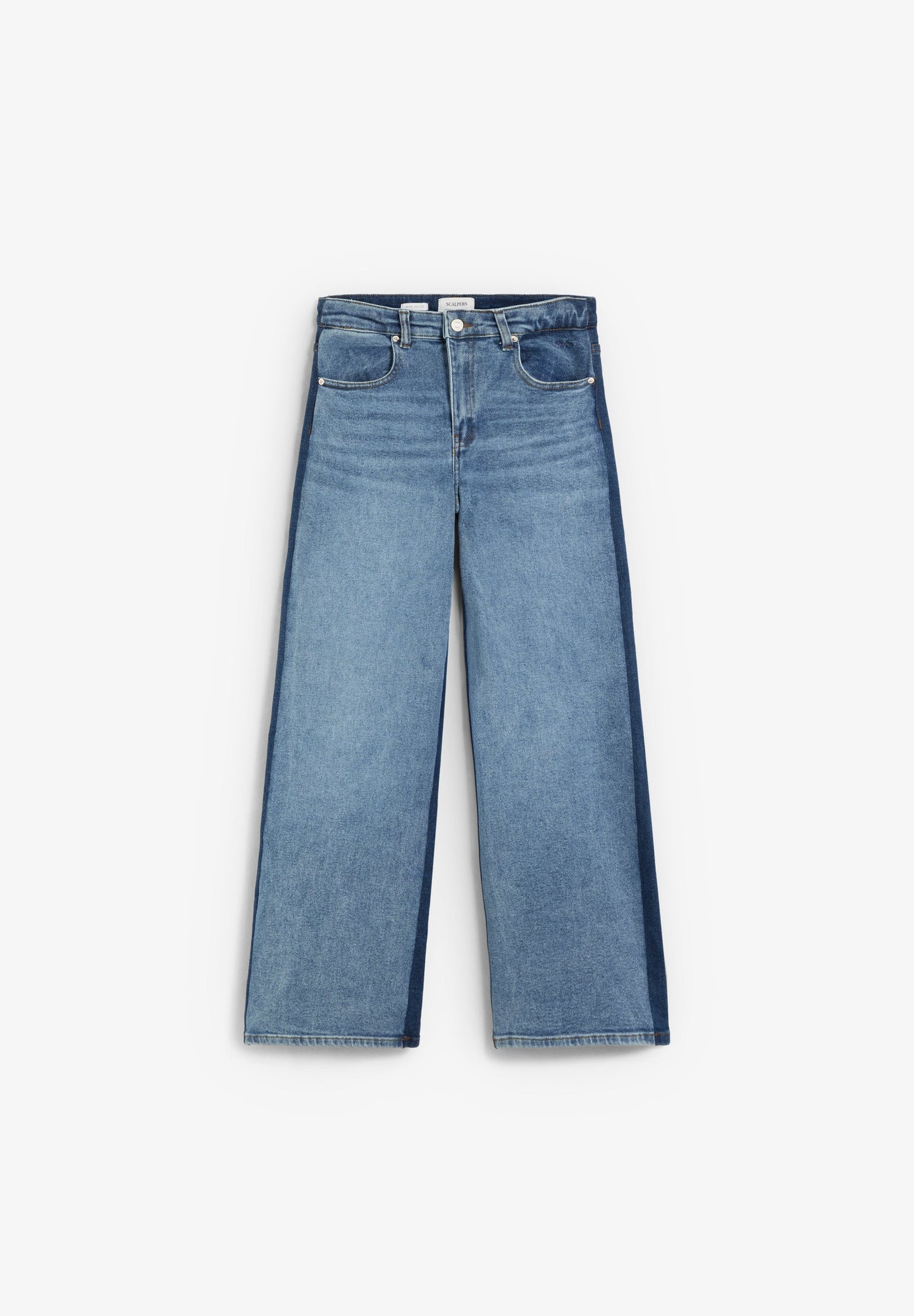CALÇAS DENIM BICOLORES