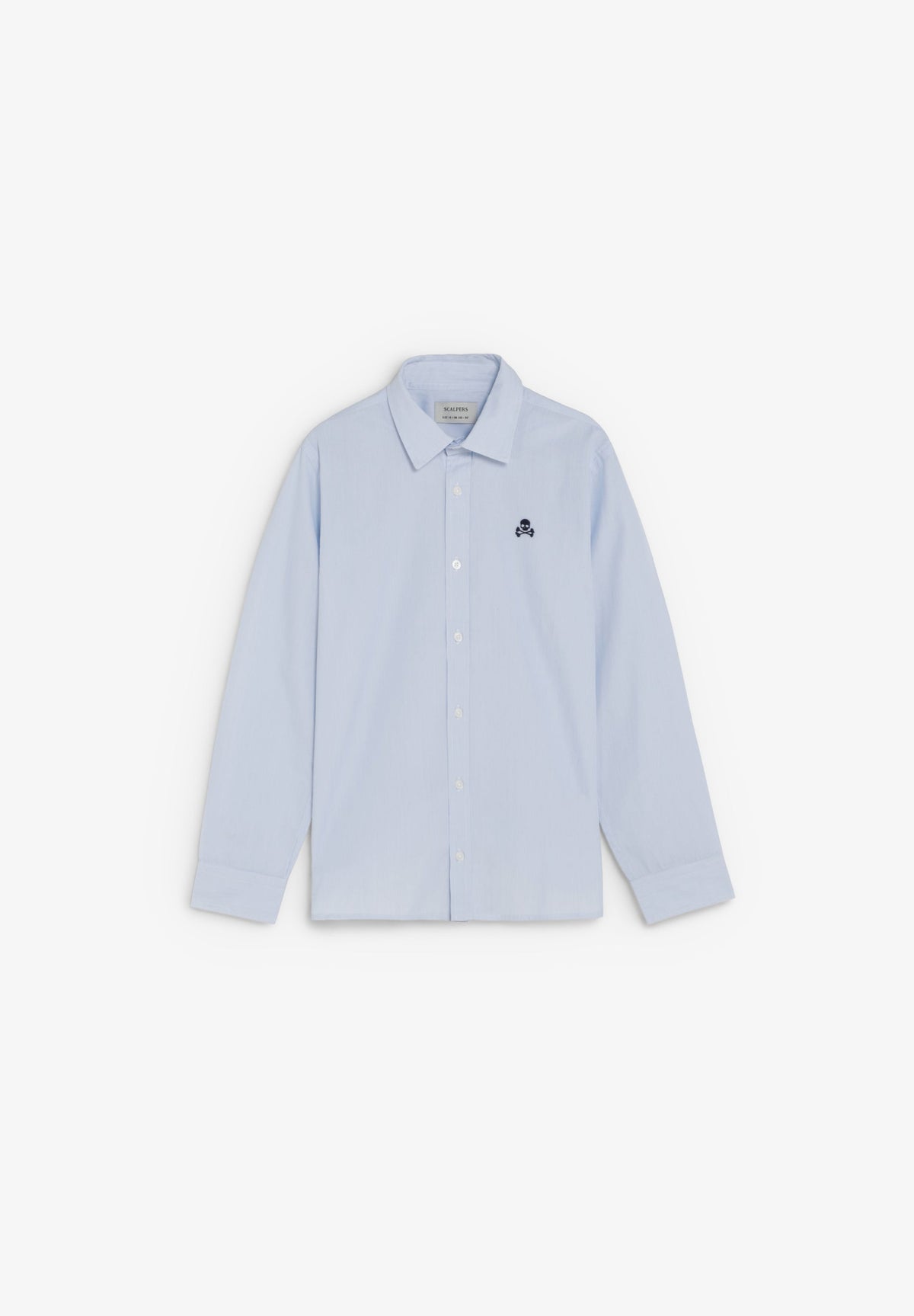 CAMISA DE RISCAS COM LOGO A CONTRASTAR