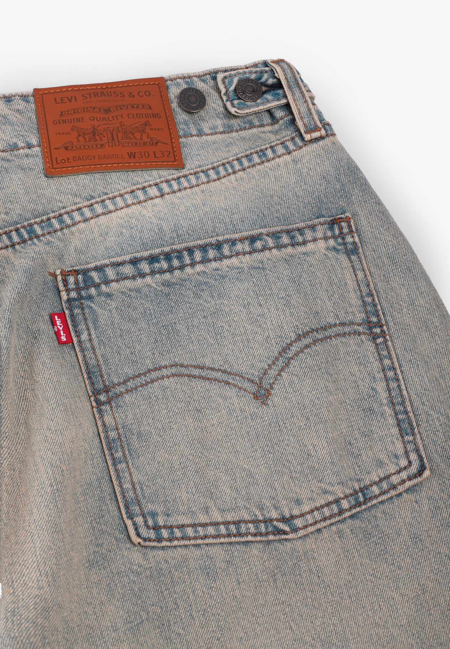 LEVIS | CALÇAS DENIM BAGGY DAD BARREL HOMEM