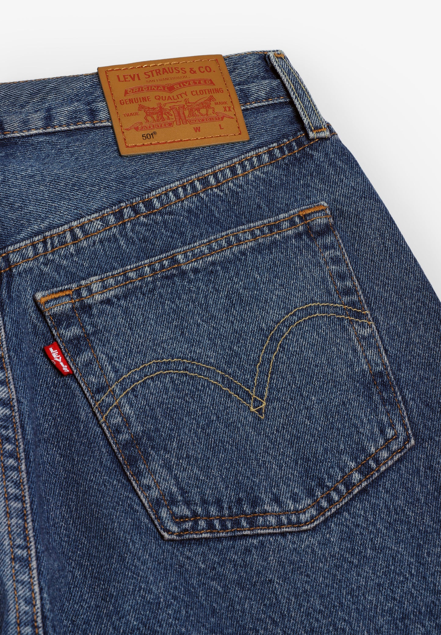 LEVIS | CALÇAS DENIM 501 ORIGINAL MULHER