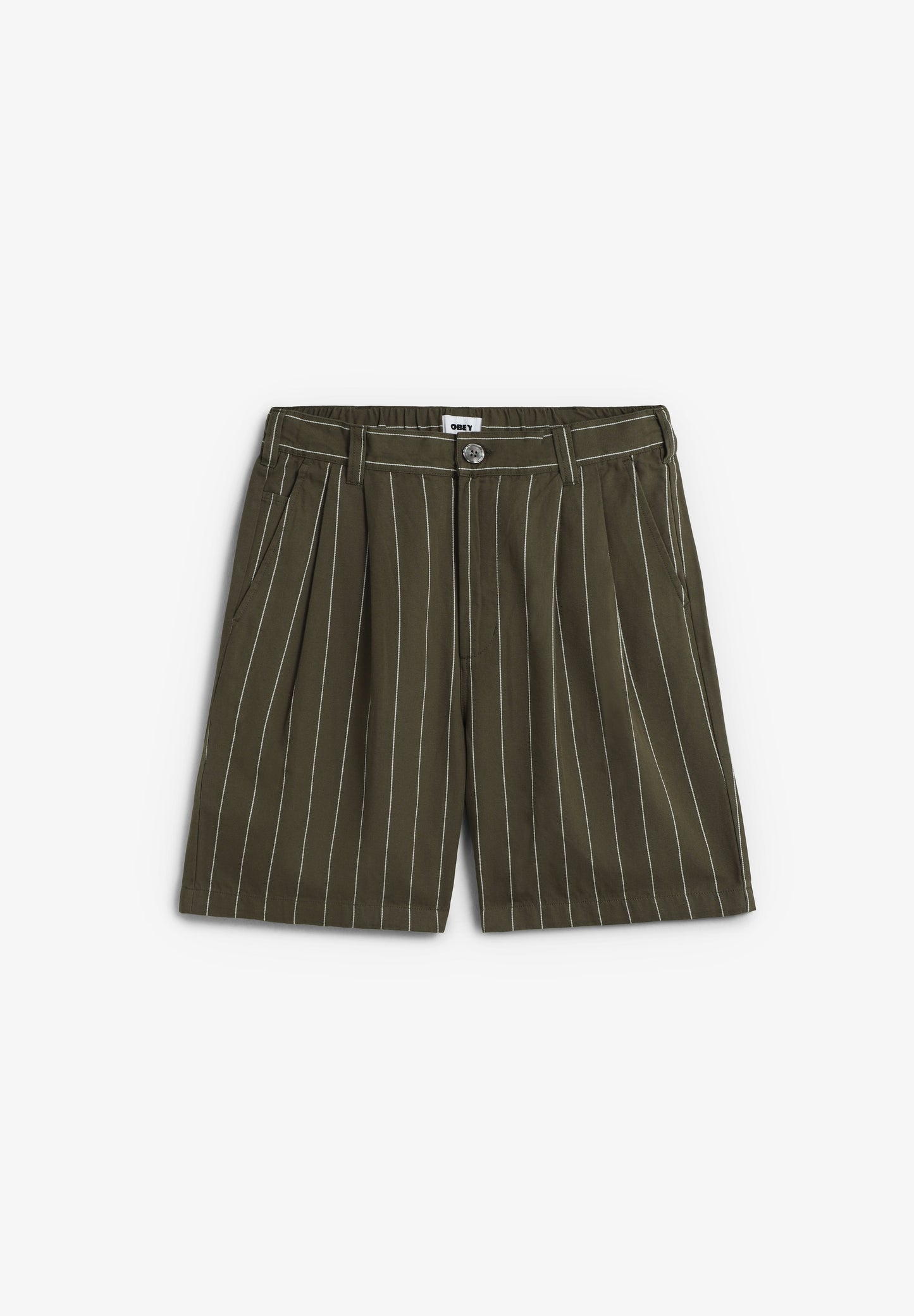 OBEY | CALÇÕES BERMUDA FOSTER STRIPE PLEATED