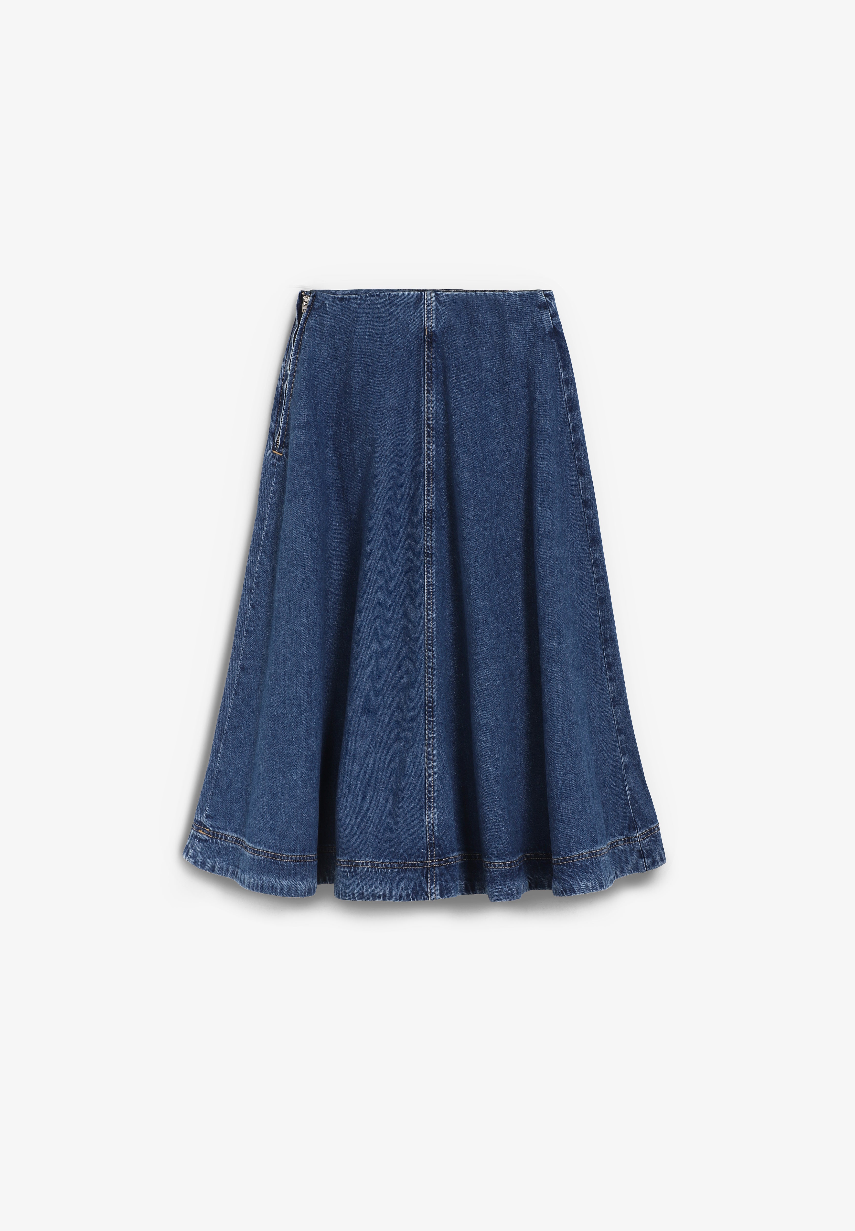 SELECTED | AGATHE MIDI DENIM SKIRT