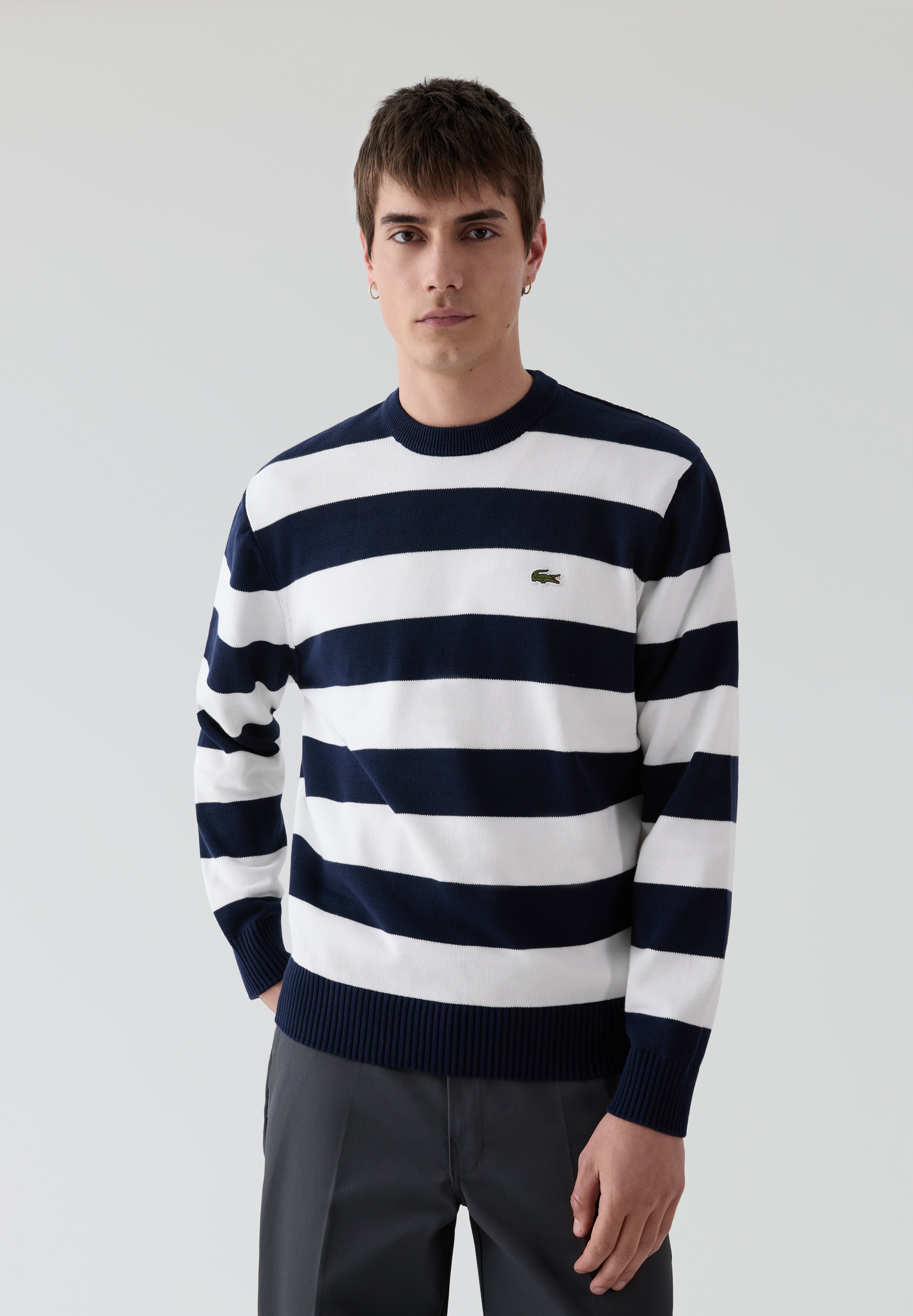 LACOSTE | SWEATER ÀS RISCAS DE HOMEM