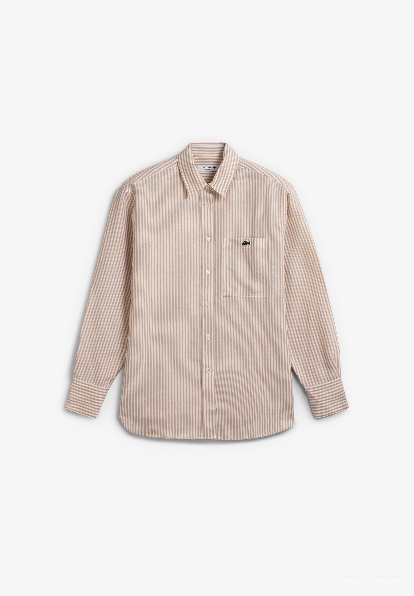 LACOSTE | CAMISA ÀS RISCAS DE MULHER