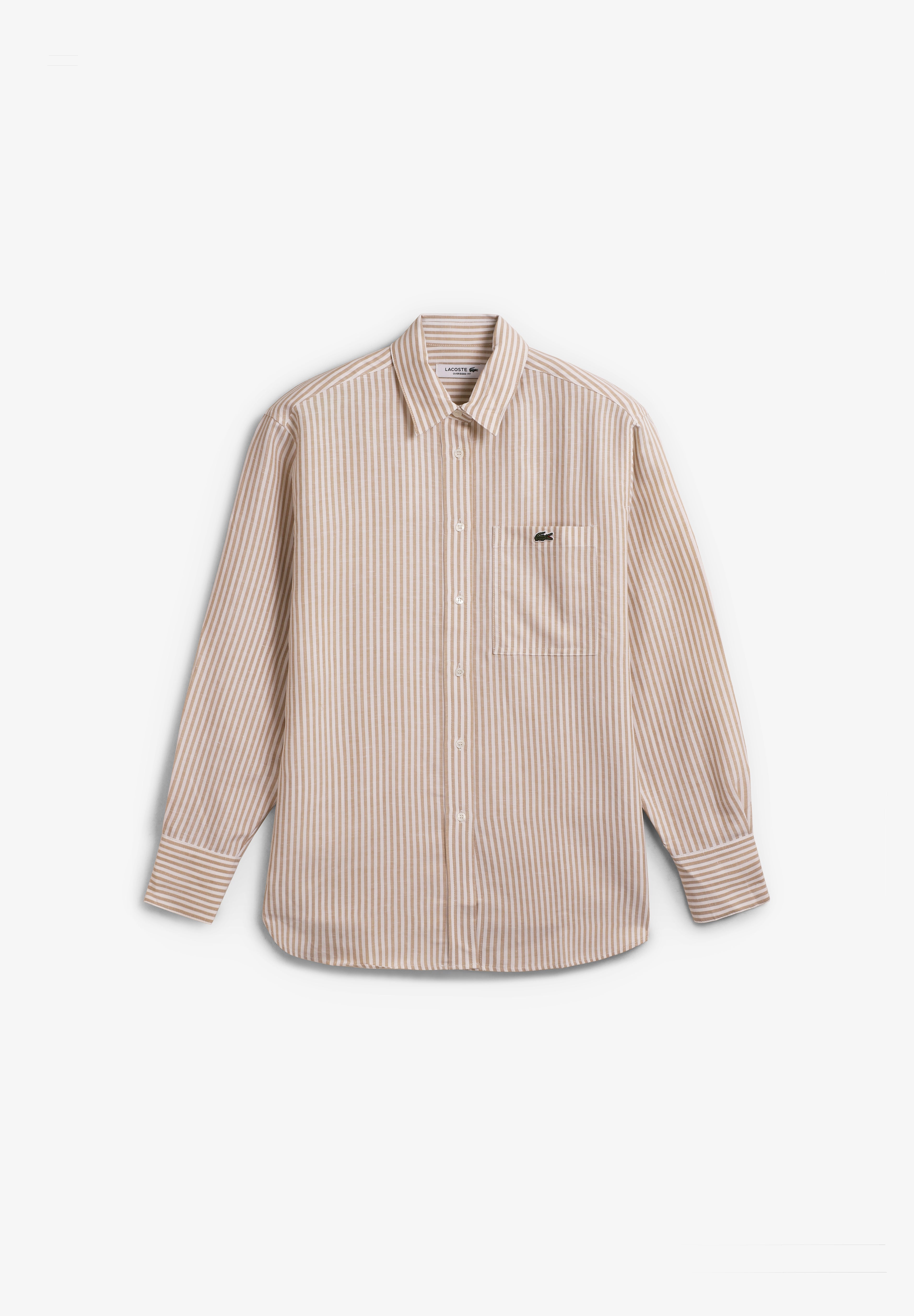 LACOSTE | CAMISA RAYAS MANGA LARGA