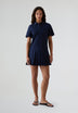 LACOSTE | VESTIDO CAMISA POLO SAIA ÀS PREGAS DE MULHER