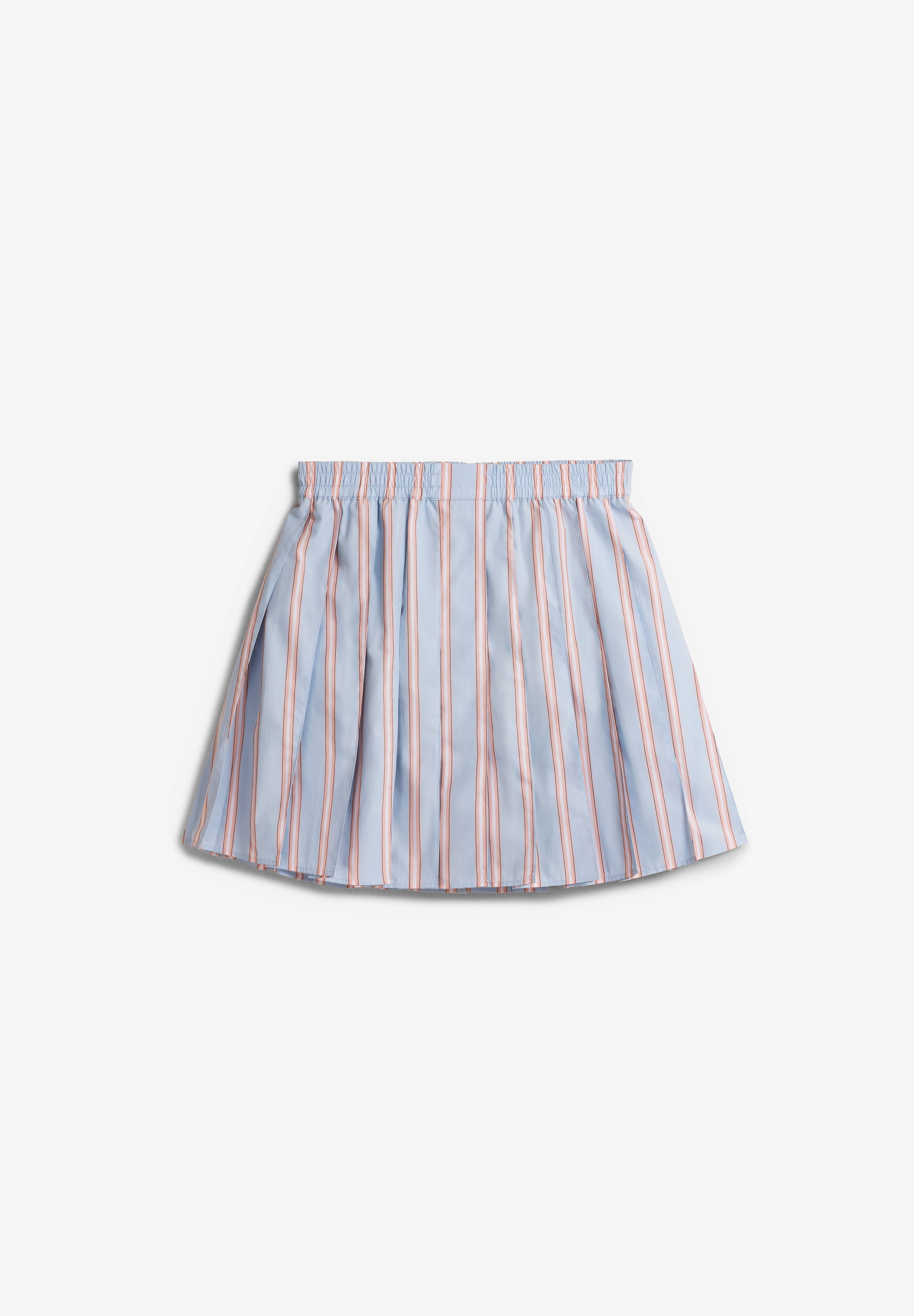 LACOSTE | SAIA DE PREGAS DUPLA RISCA DE MULHER