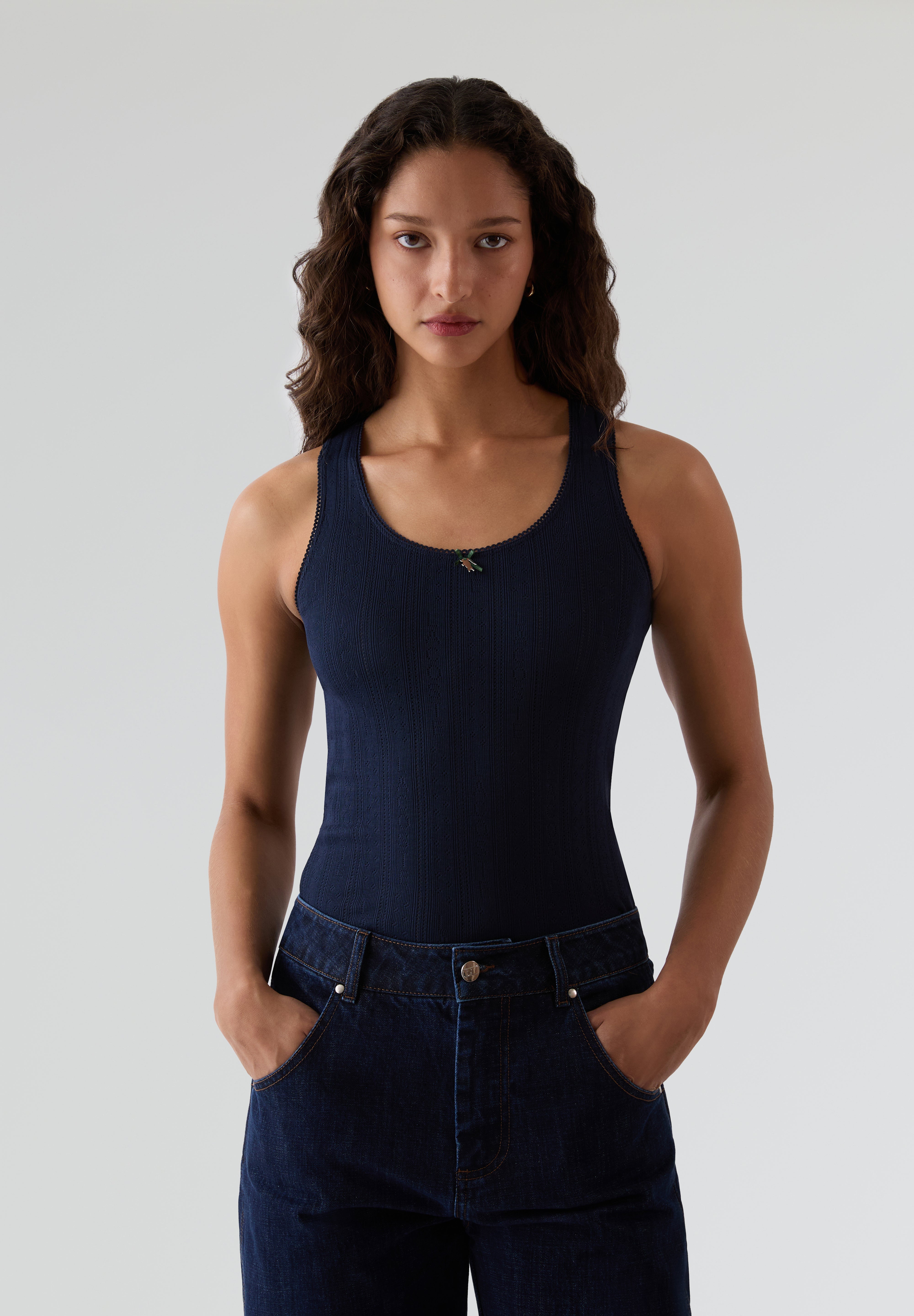 LACOSTE | TANK TOP LACE DE MULHER