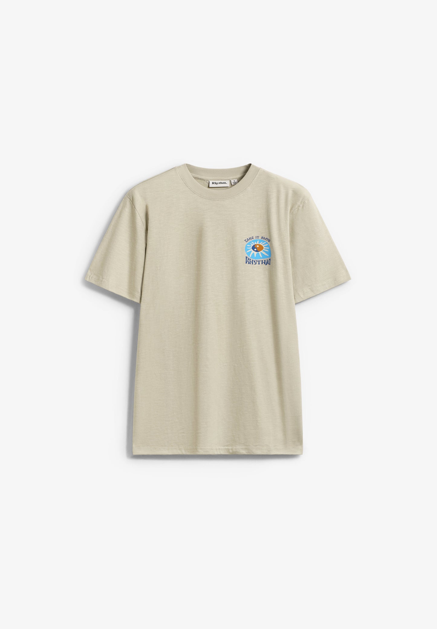 RHYTHM | T-SHIRT SLOW DOWN SLUB SS