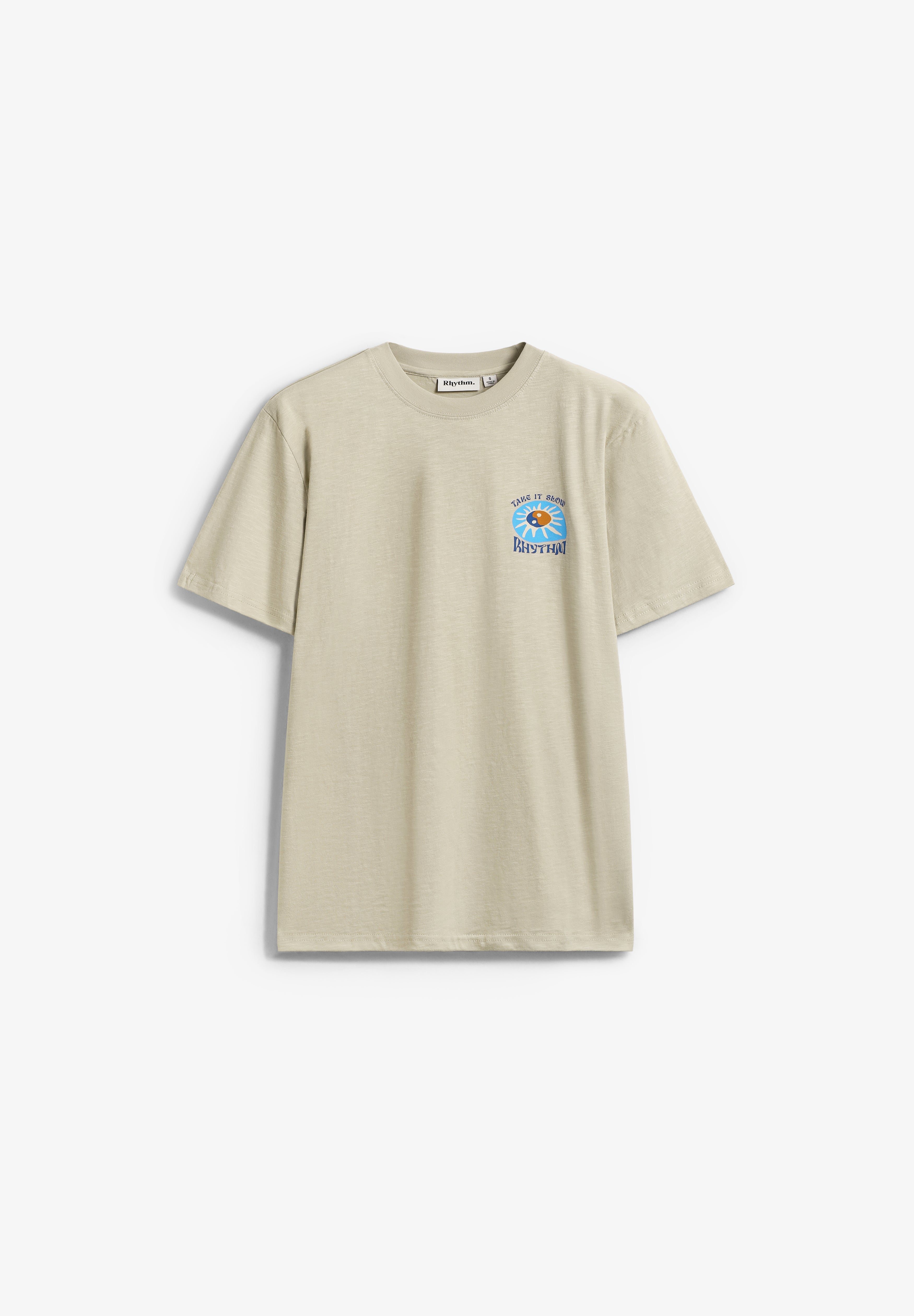RHYTHM | T-SHIRT SLOW DOWN SLUB SS
