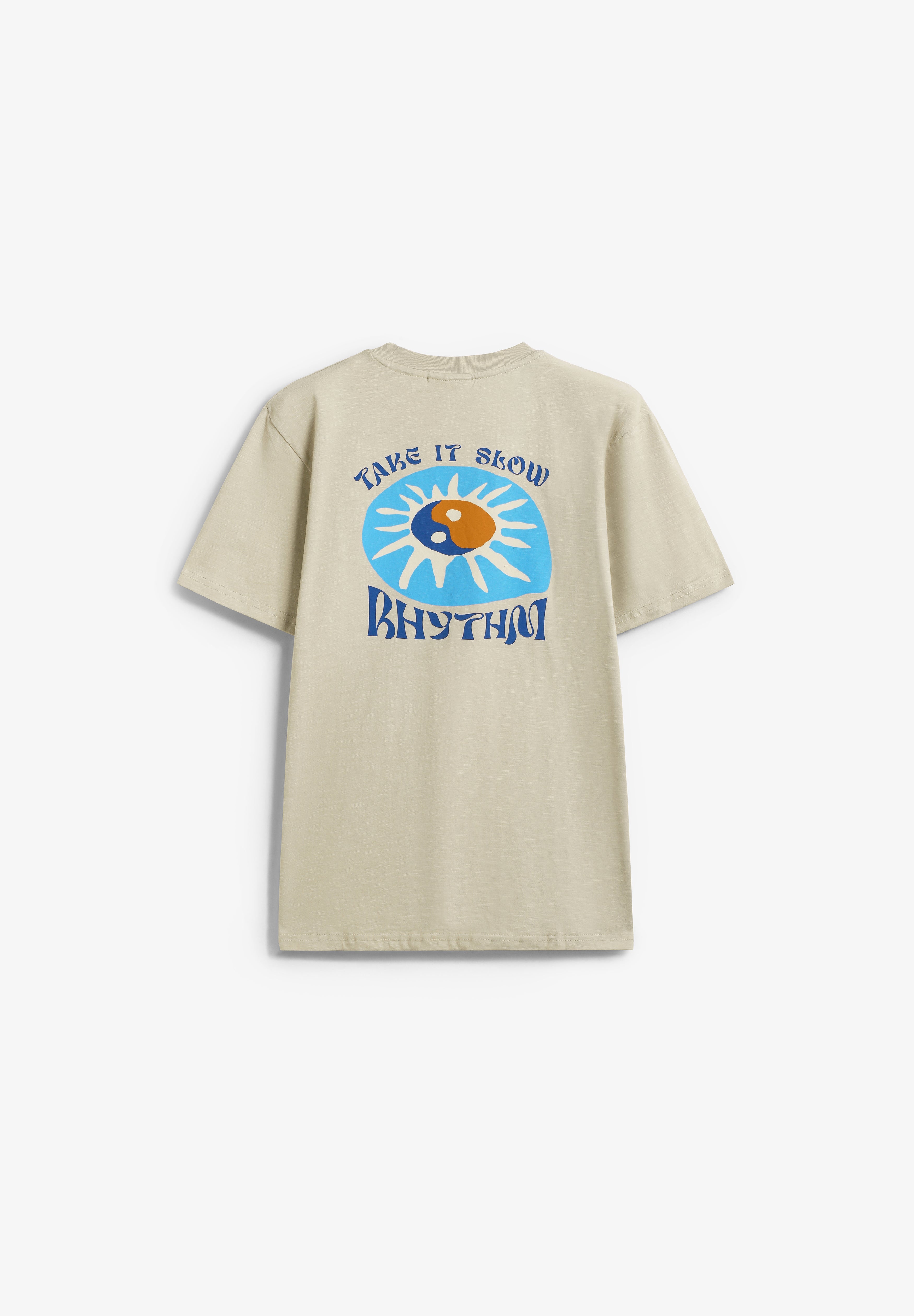 RHYTHM | T-SHIRT SLOW DOWN SLUB SS