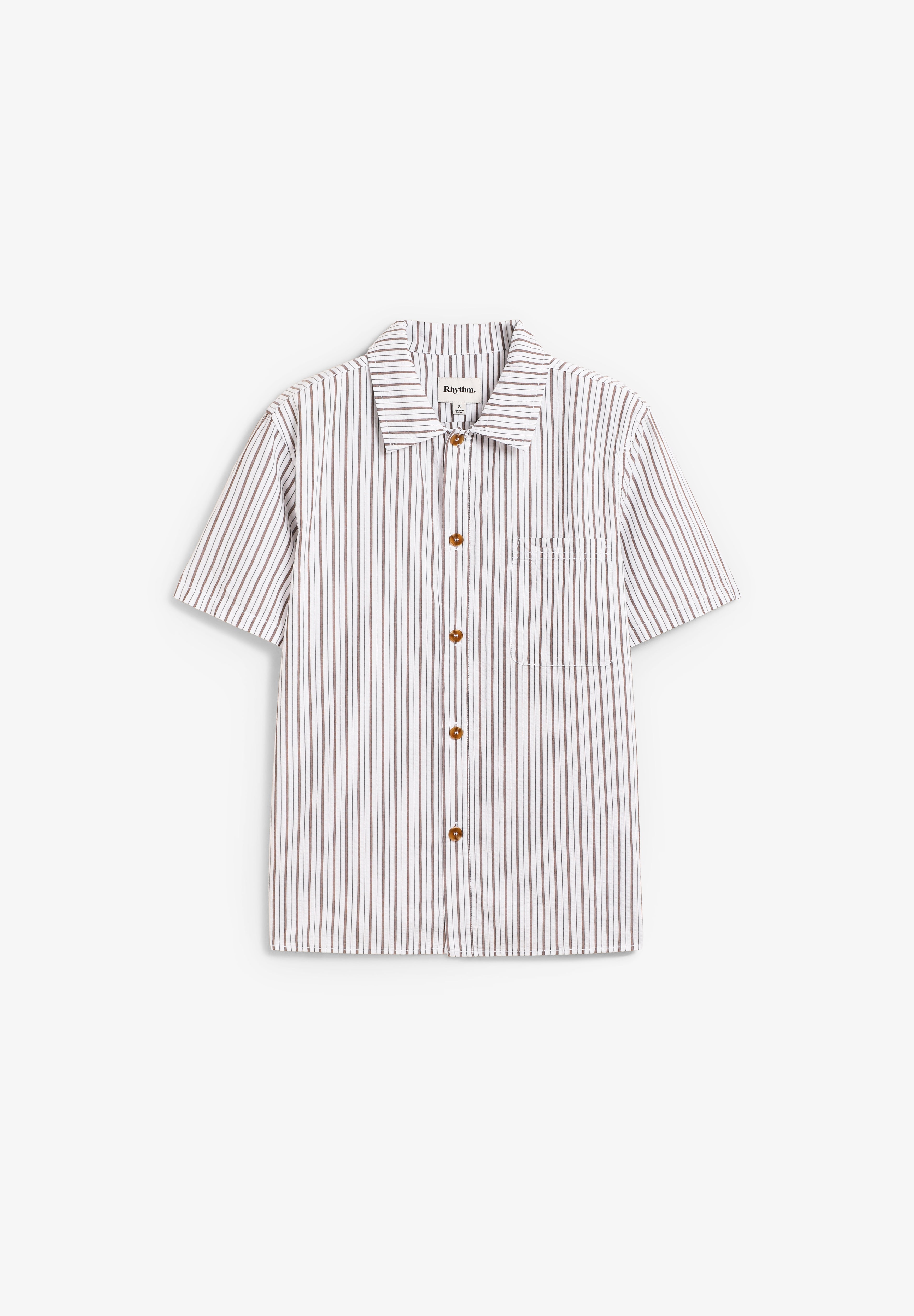 RHYTHM | T-SHIRT SEERSUCKER STRIPE SS