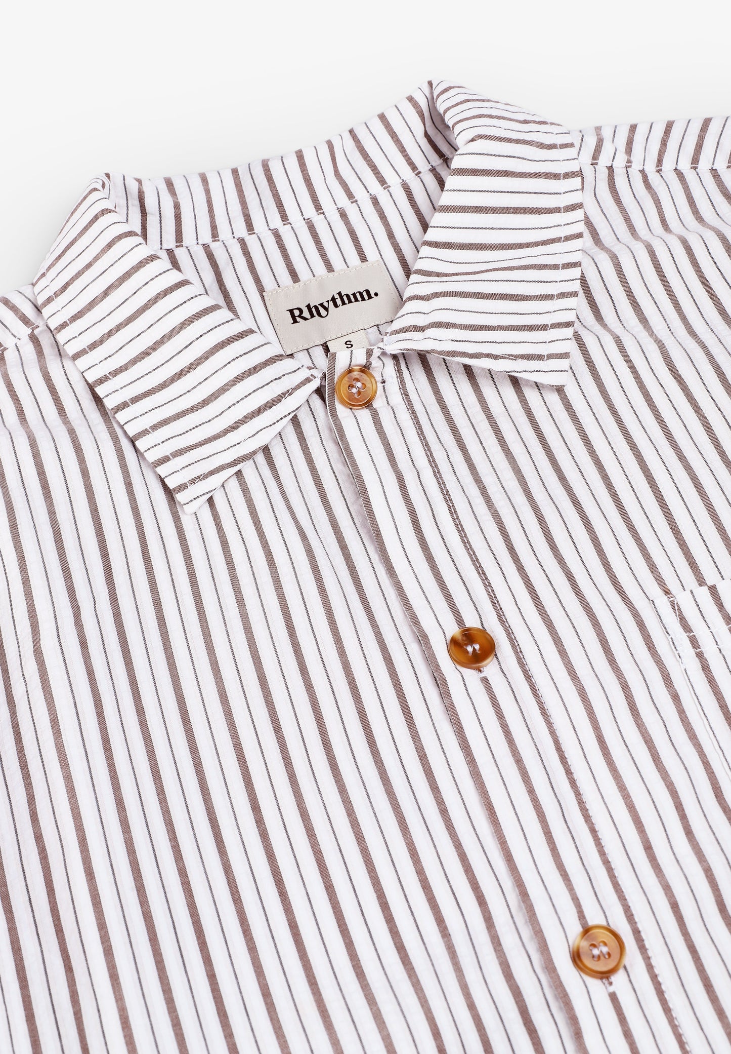 RHYTHM | T-SHIRT SEERSUCKER STRIPE SS