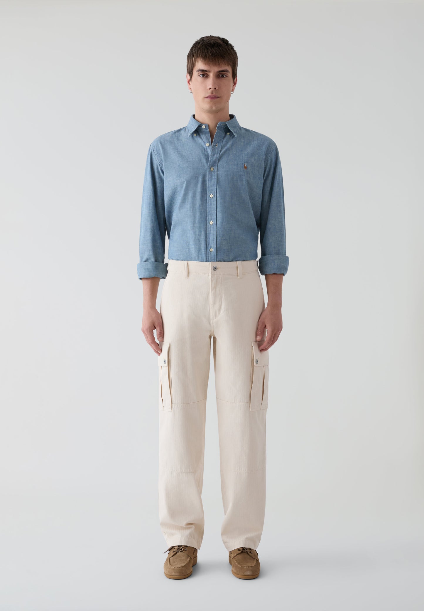 GANT | REL HERRINGBONE CARGO PANTS