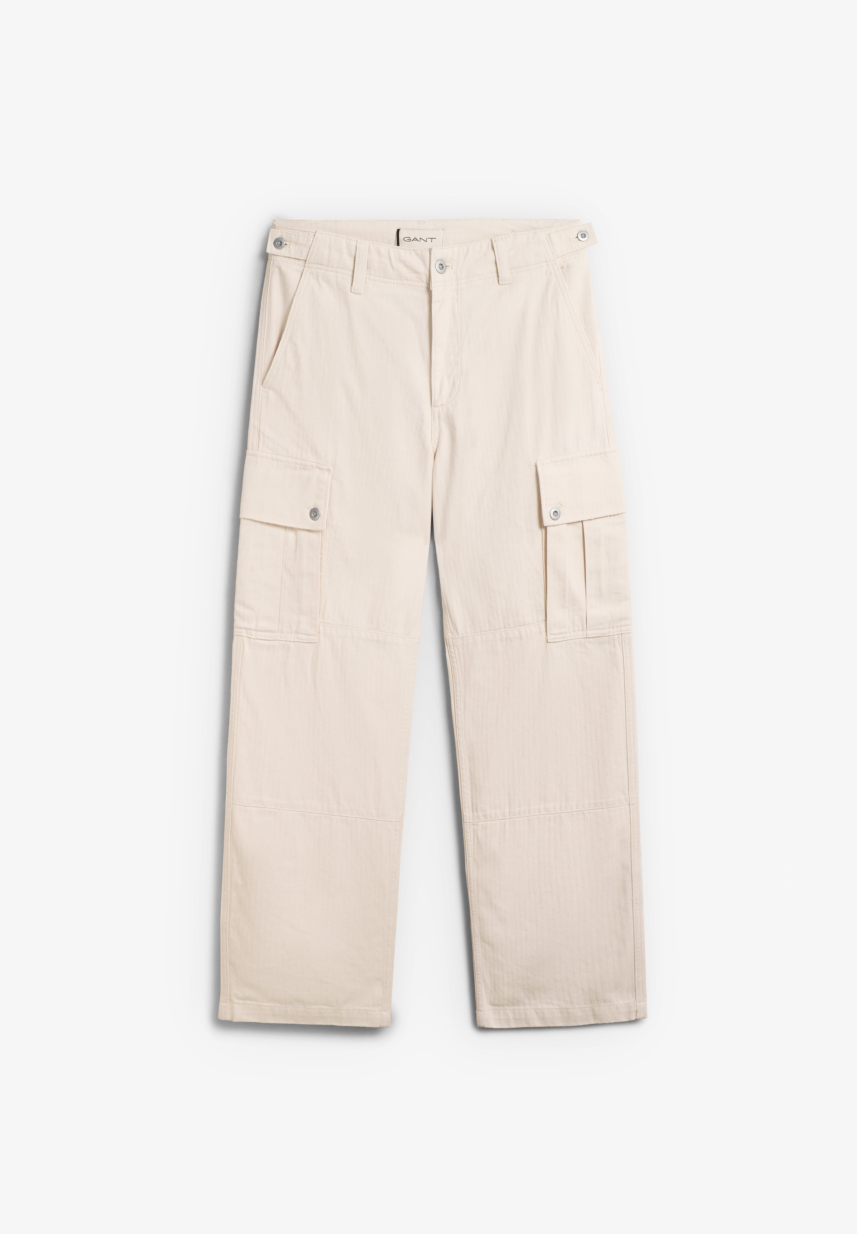 GANT | REL HERRINGBONE CARGO PANTS