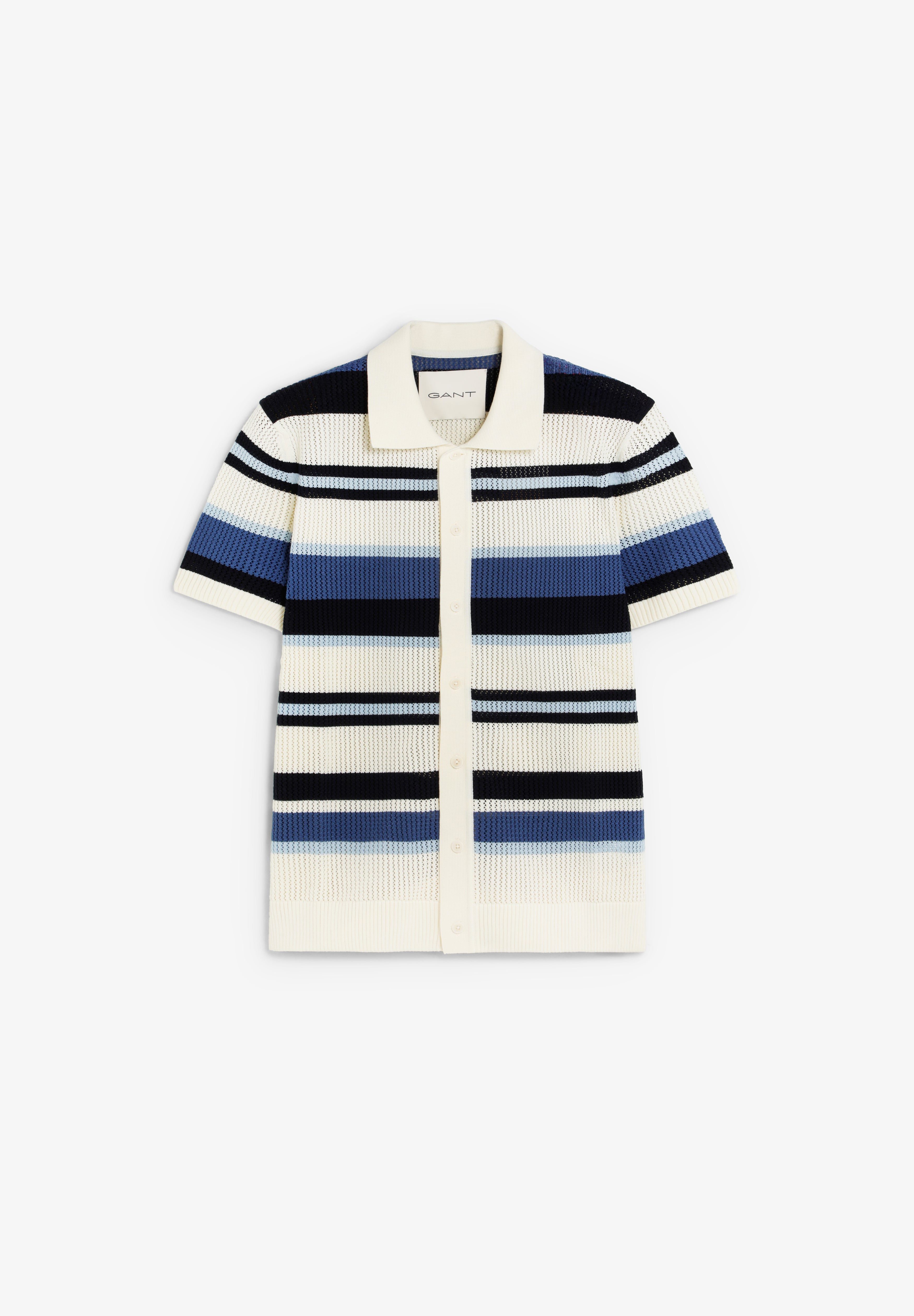 GANT | STRIPED TEXTURE POLO
