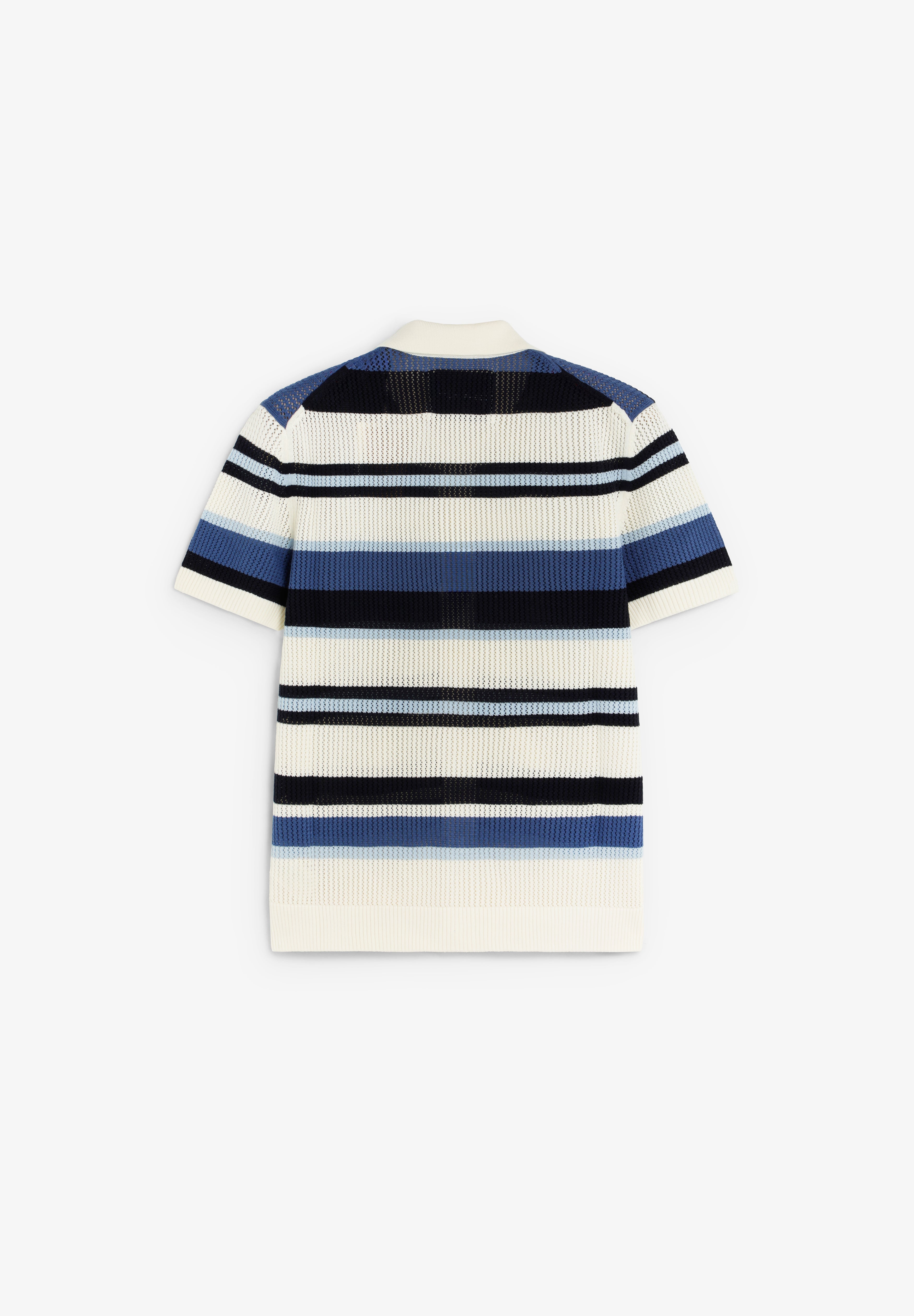 GANT | STRIPED TEXTURE POLO