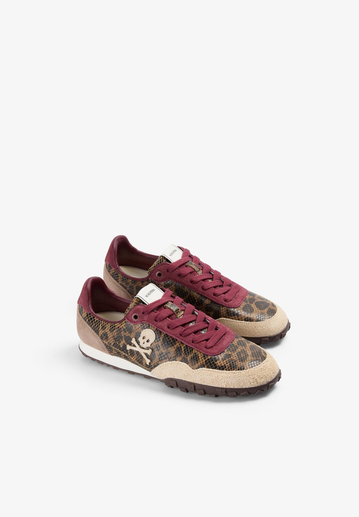 SAPATILHAS ESTAMPADO ANIMAL COMBINADAS
