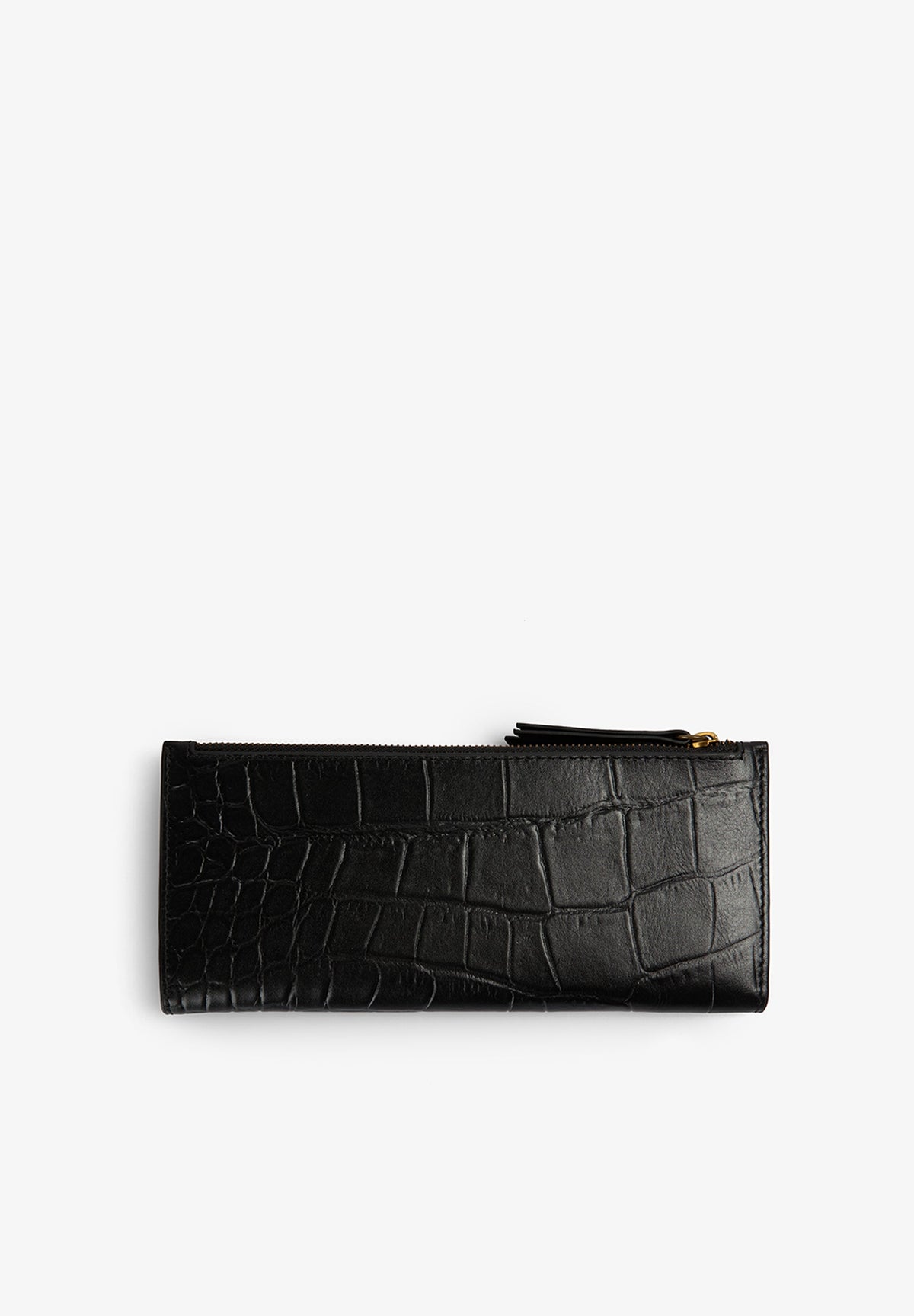 SCDOUBLEZIPPER LEATHER WALLET