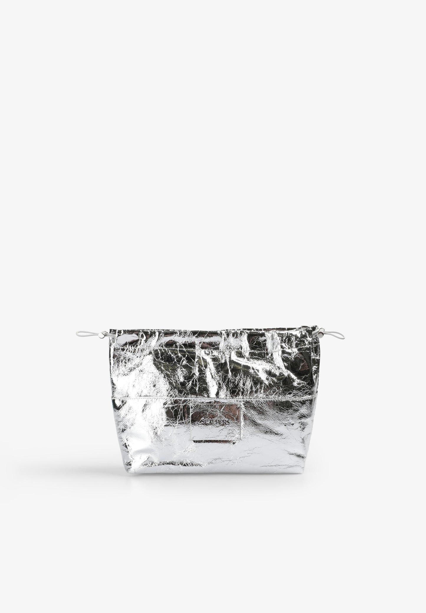 NECESSAIRE COM EFEITO DE PELE E FECHO FRANZIDO