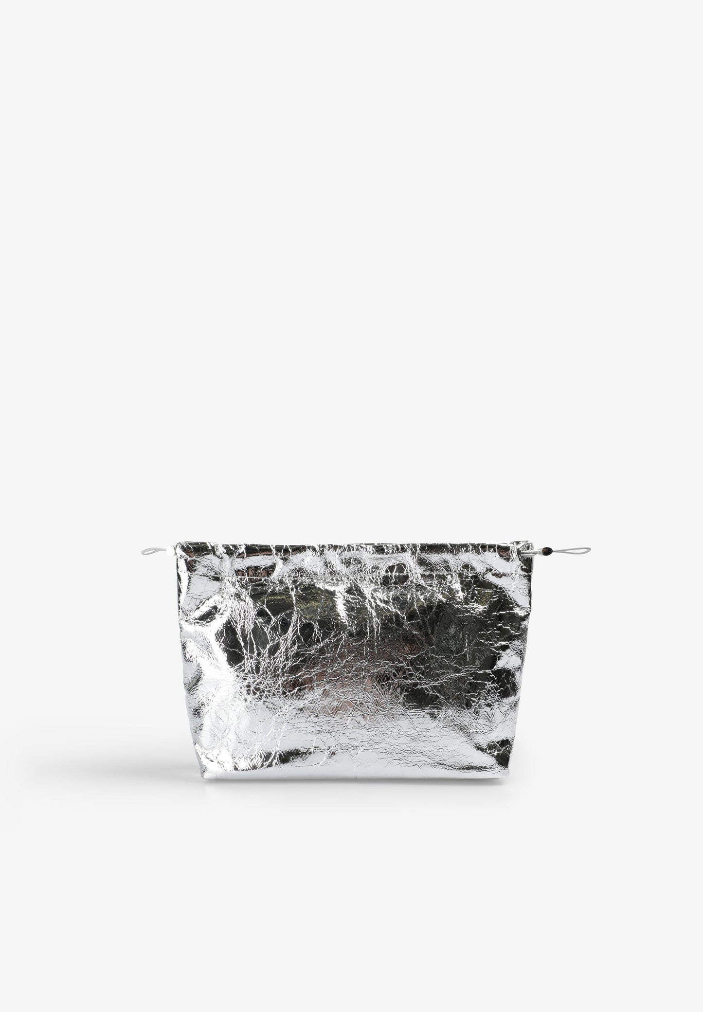 NECESSAIRE COM EFEITO DE PELE E FECHO FRANZIDO