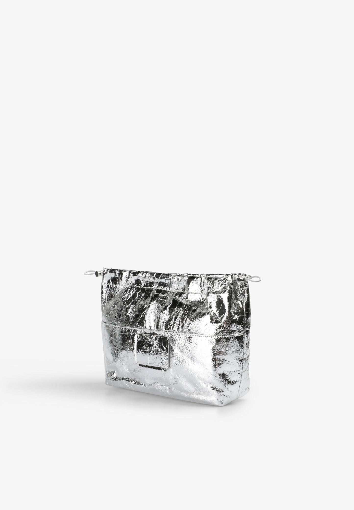 NECESSAIRE COM EFEITO DE PELE E FECHO FRANZIDO