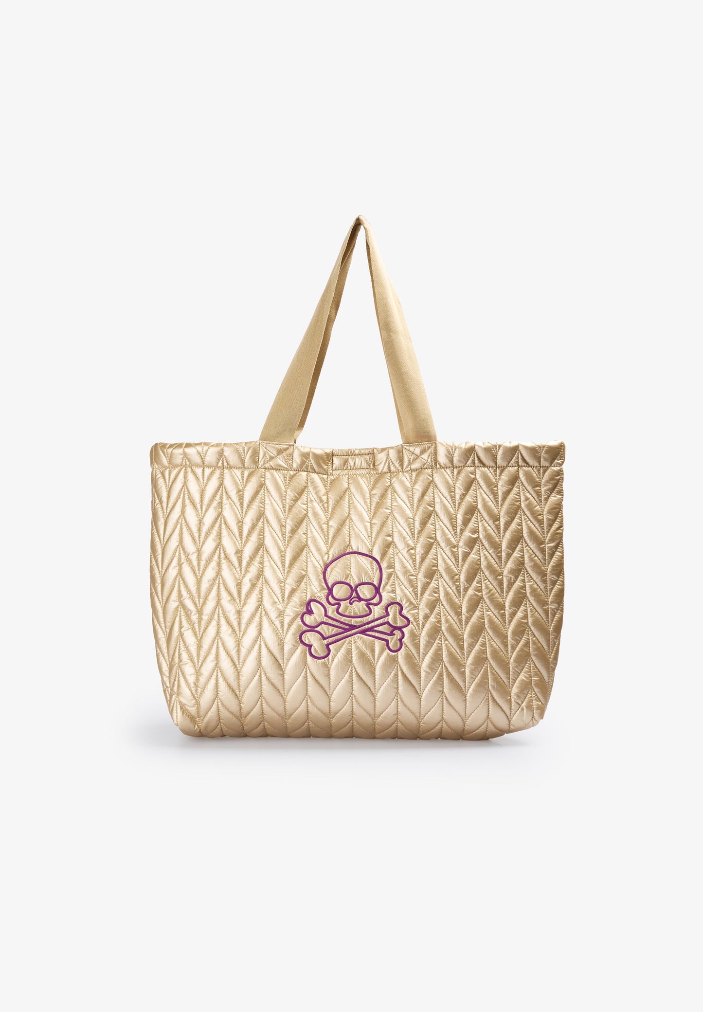SACO SHOPPER ACOLCHOADO CAVEIRA
