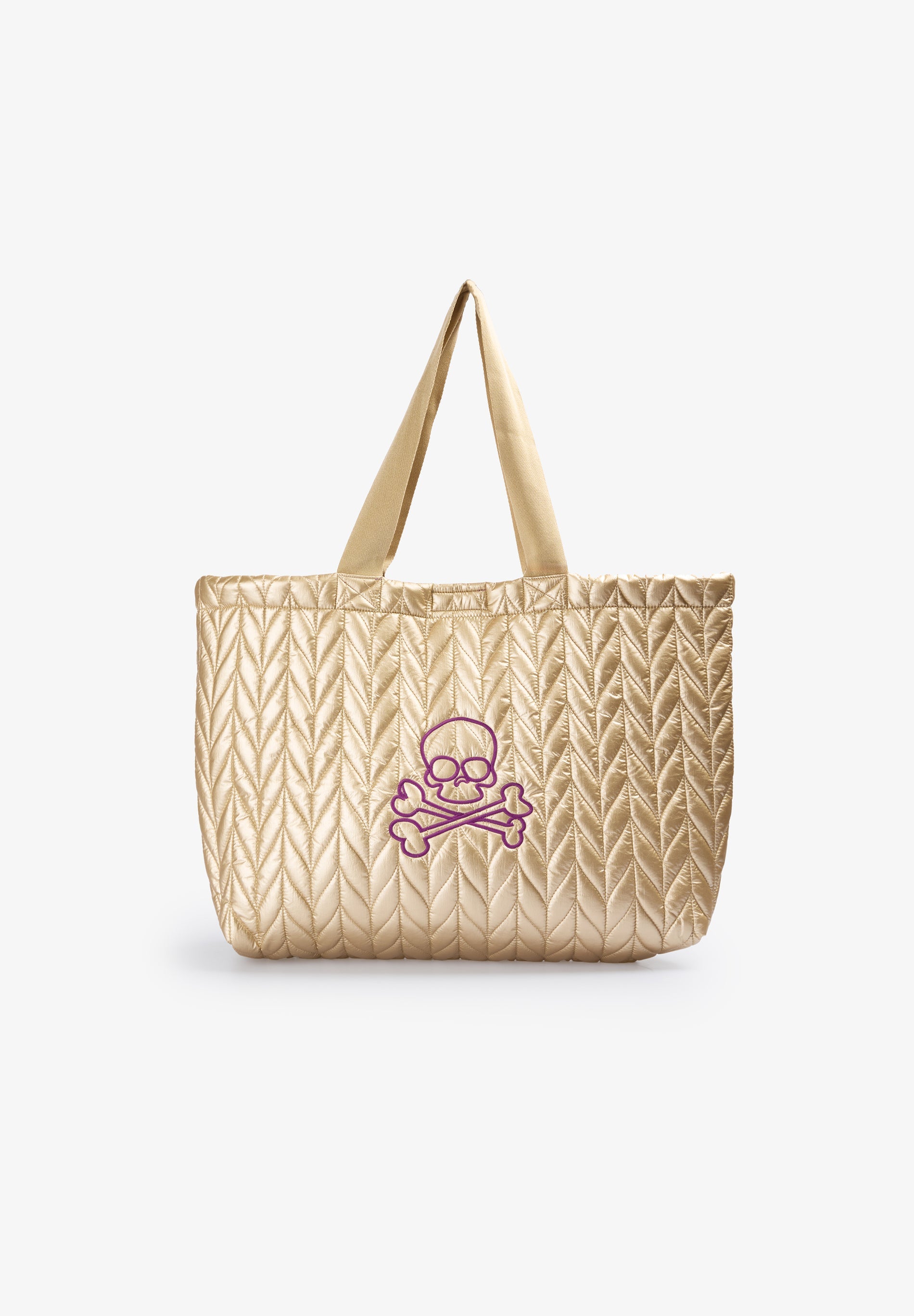 SACO SHOPPER ACOLCHOADO CAVEIRA