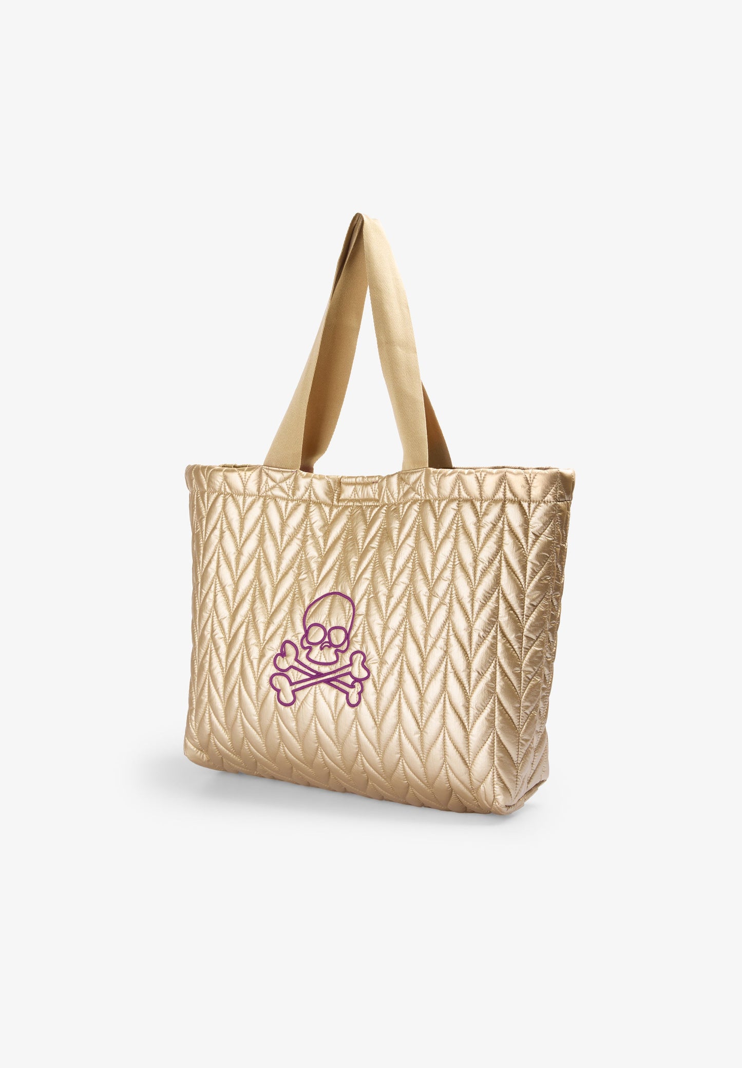 SACO SHOPPER ACOLCHOADO CAVEIRA