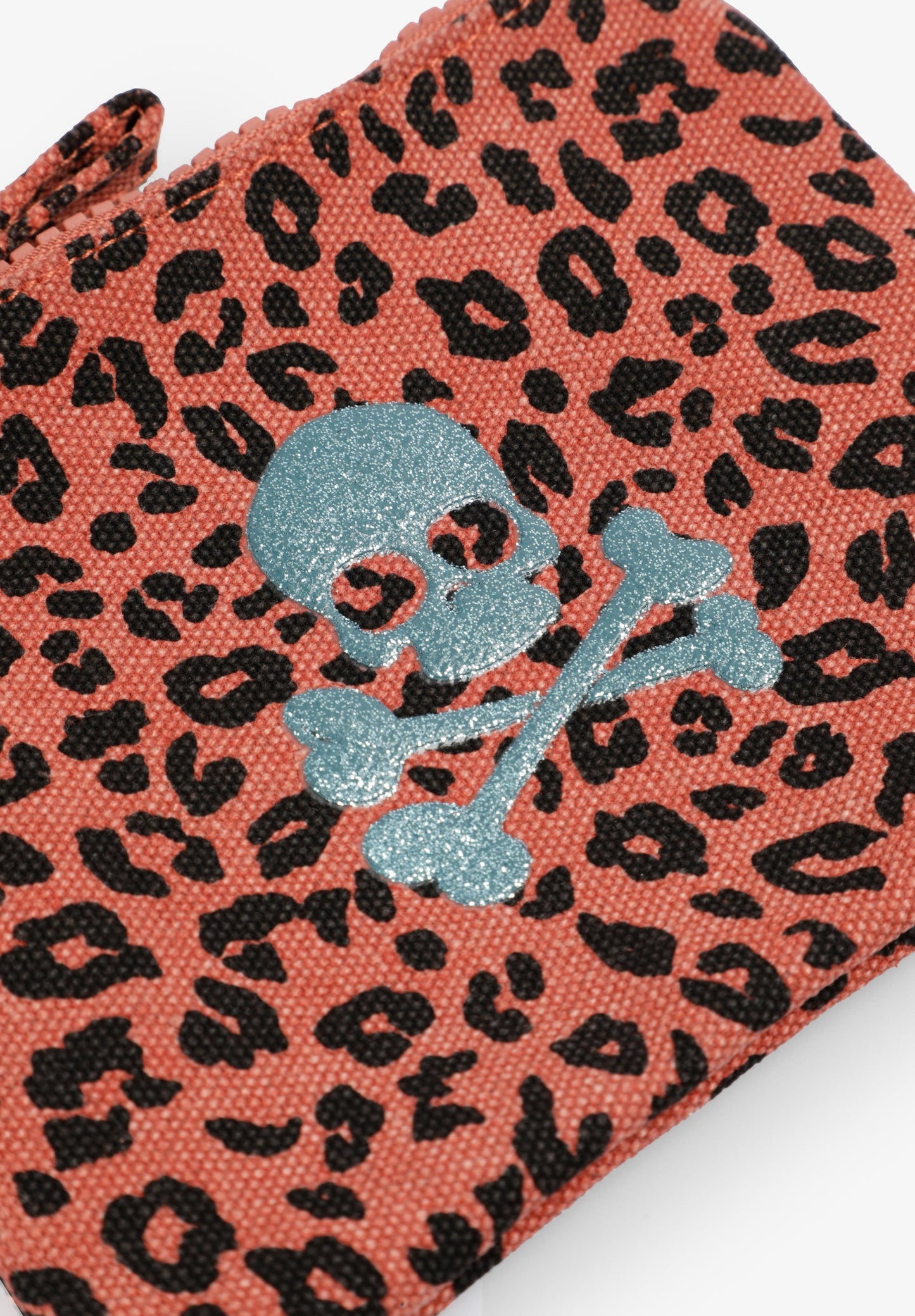 PORTA-MOEDAS CAVEIRA ANIMAL PRINT