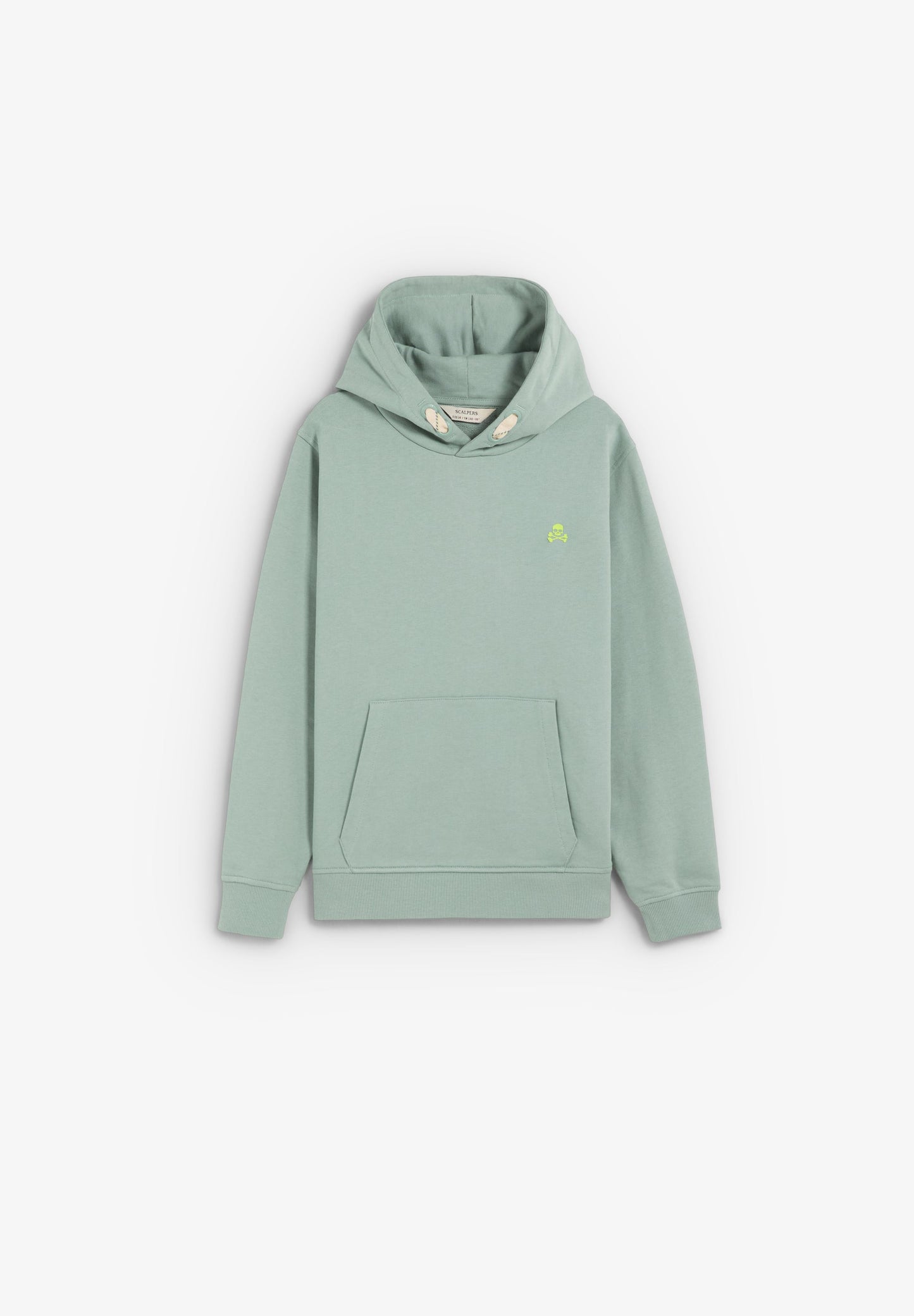 SWEATSHIRT COM BOLSO E SKULL BORDADA
