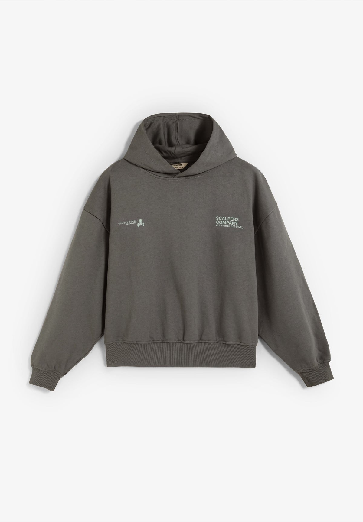 SWEATSHIRT BOXY COM LOGÓTIPO ATRÁS