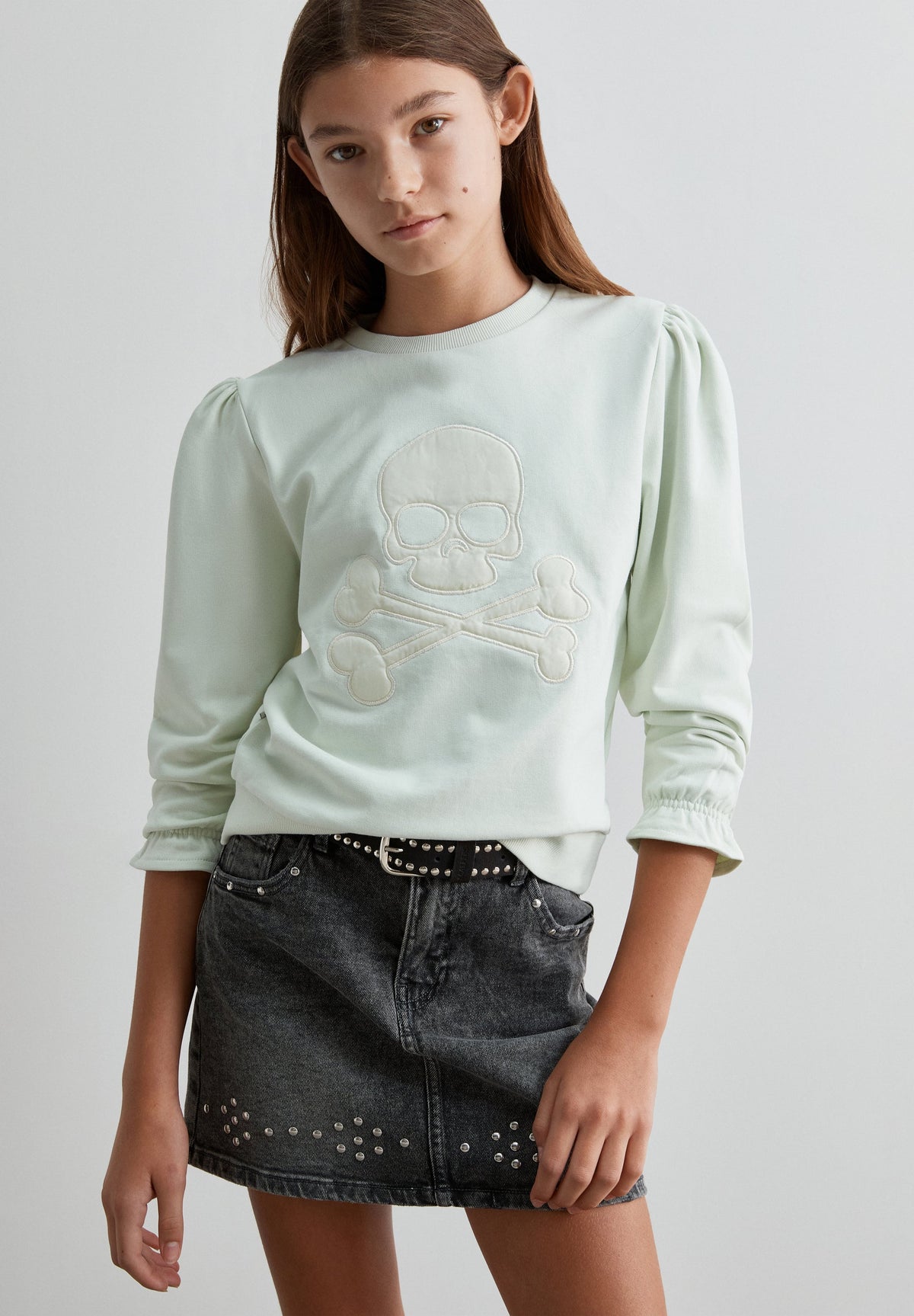 SWEATSHIRT COM LOGÓTIPO À FRENTE