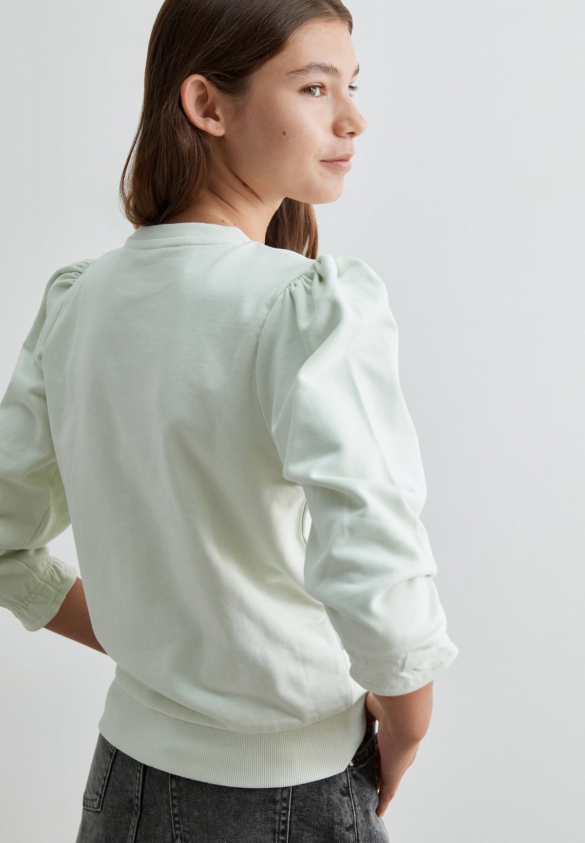SWEATSHIRT COM LOGÓTIPO À FRENTE