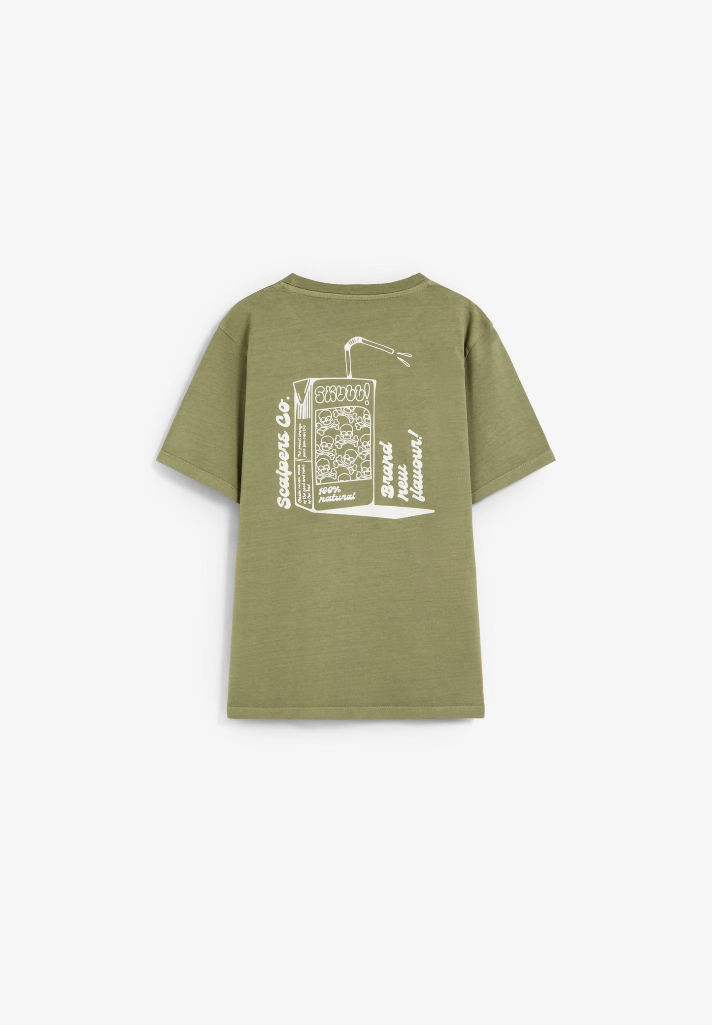 T-SHIRT ESTAMPADA EM CONTRASTE