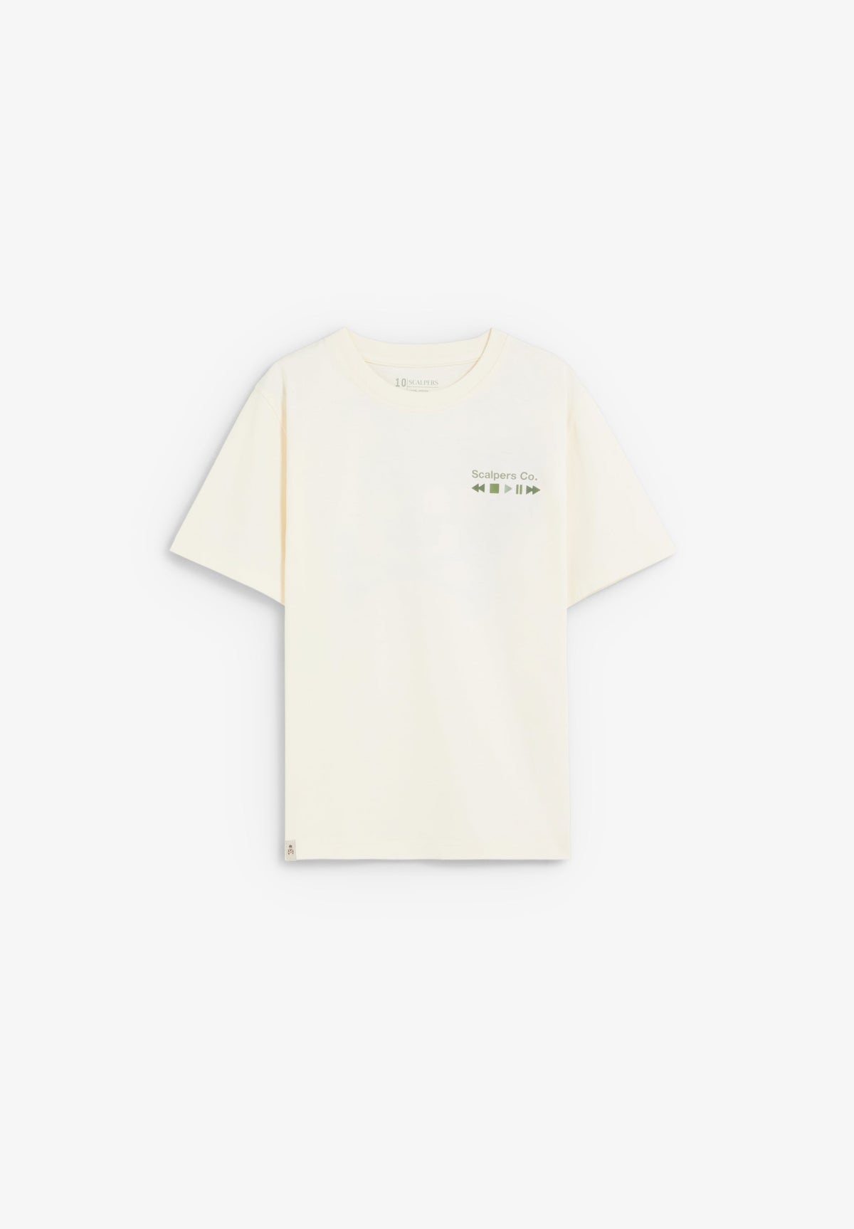 T-SHIRT COM PADRÃO ATRÁS