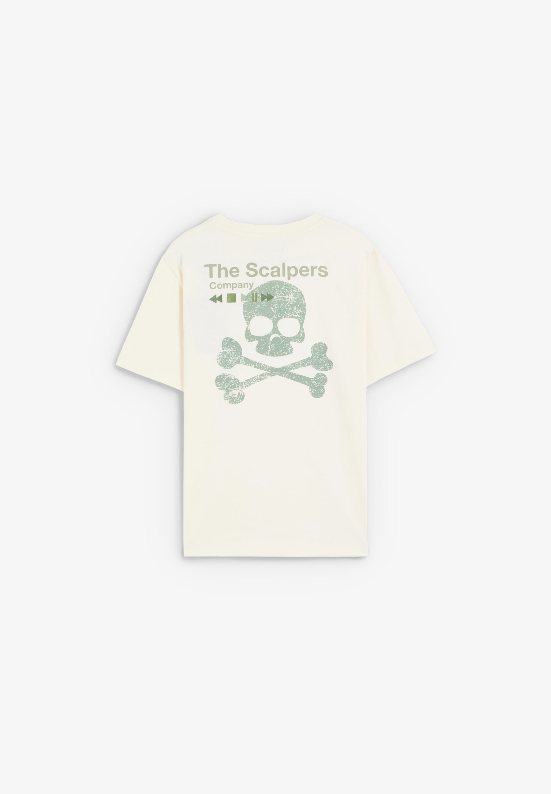 T-SHIRT COM PADRÃO ATRÁS