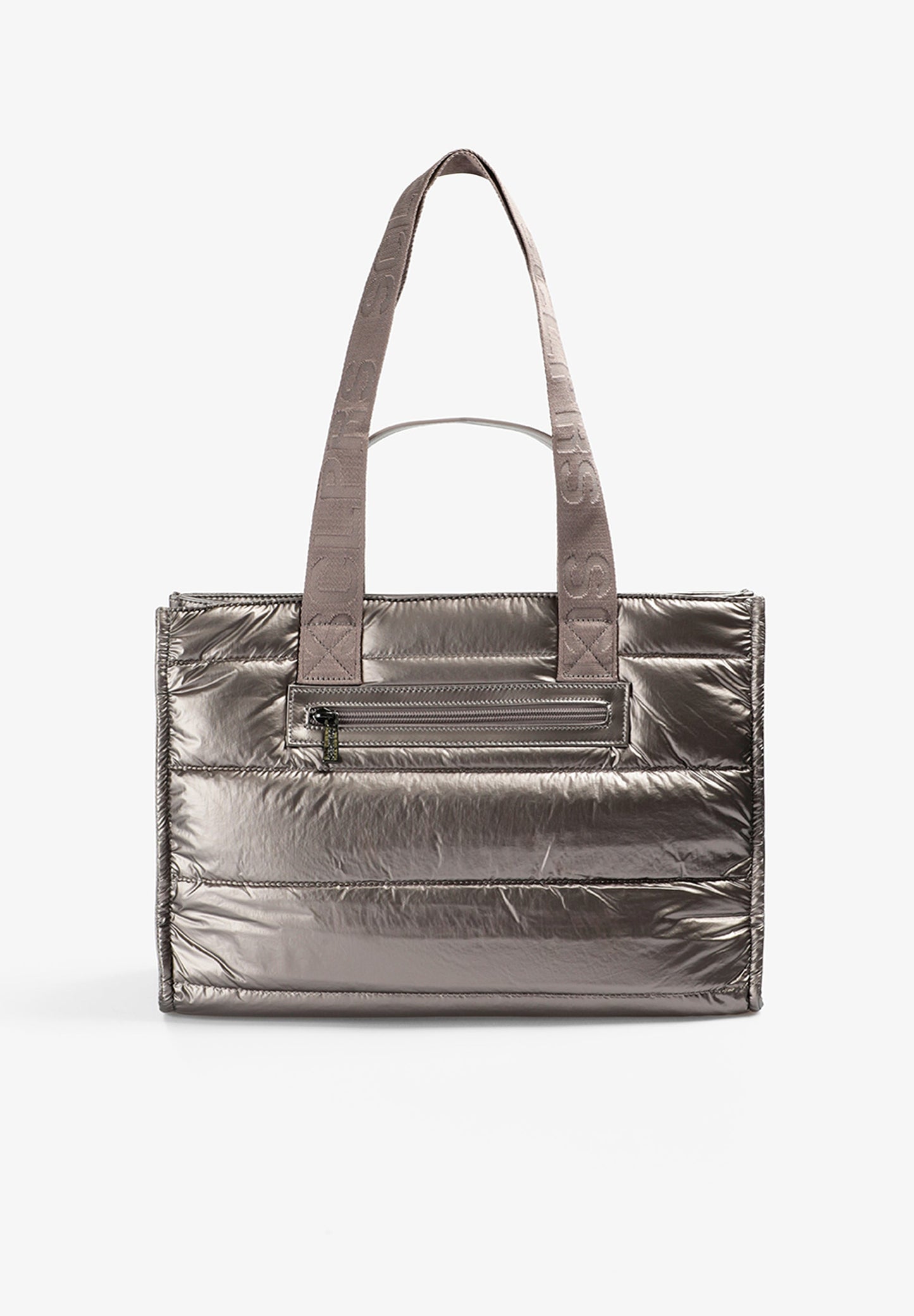 BOLSA TOTE ACOLCHOADA METALIZADA